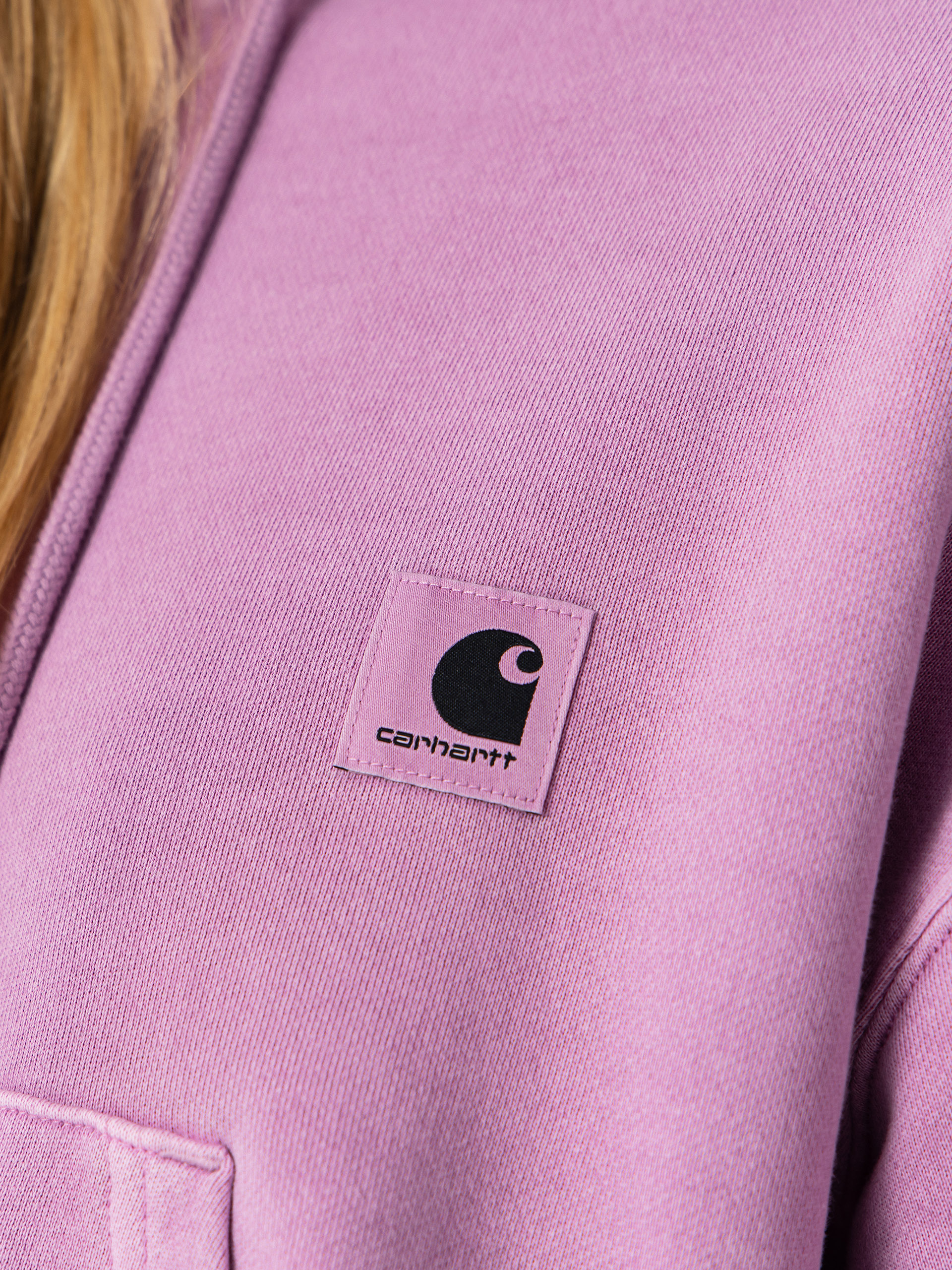Суитшърт с качулка Carhartt WIP Nelson ZHD Wmn (gentle purple)