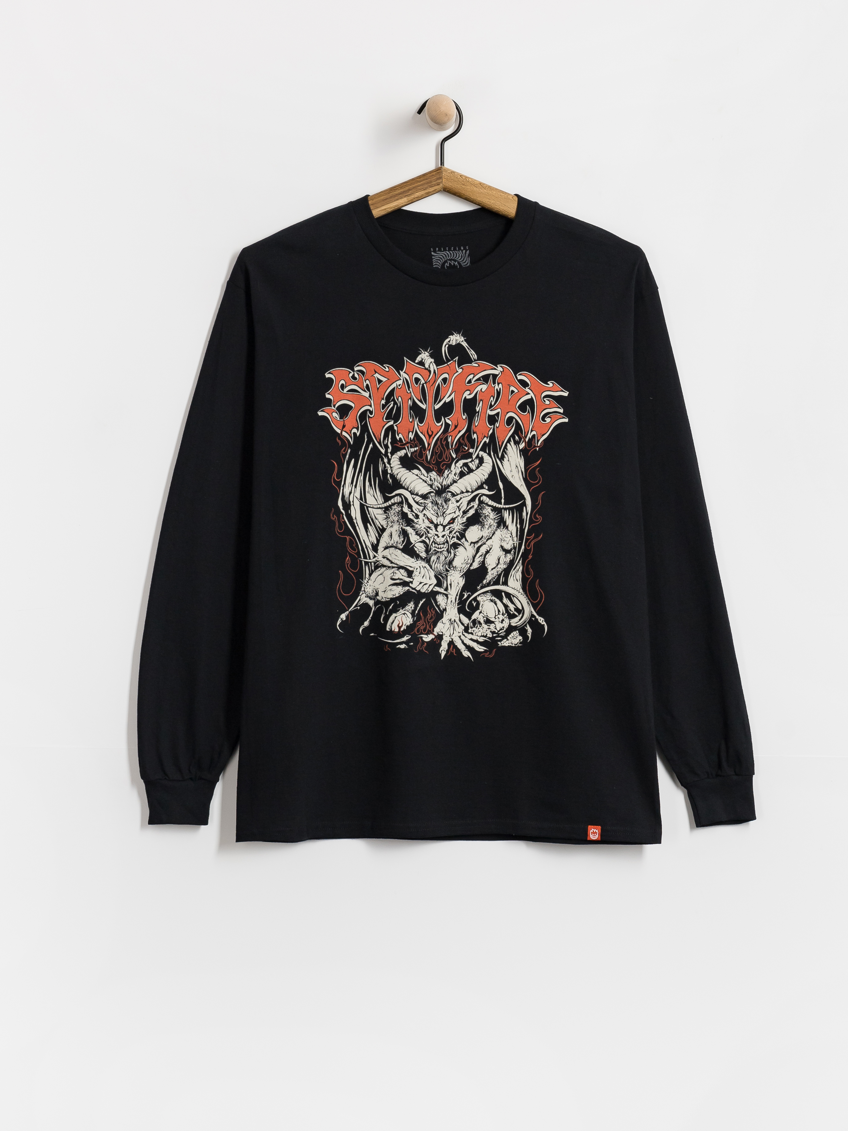 Блуза Spitfire Demon (black w/multi color discharge print)