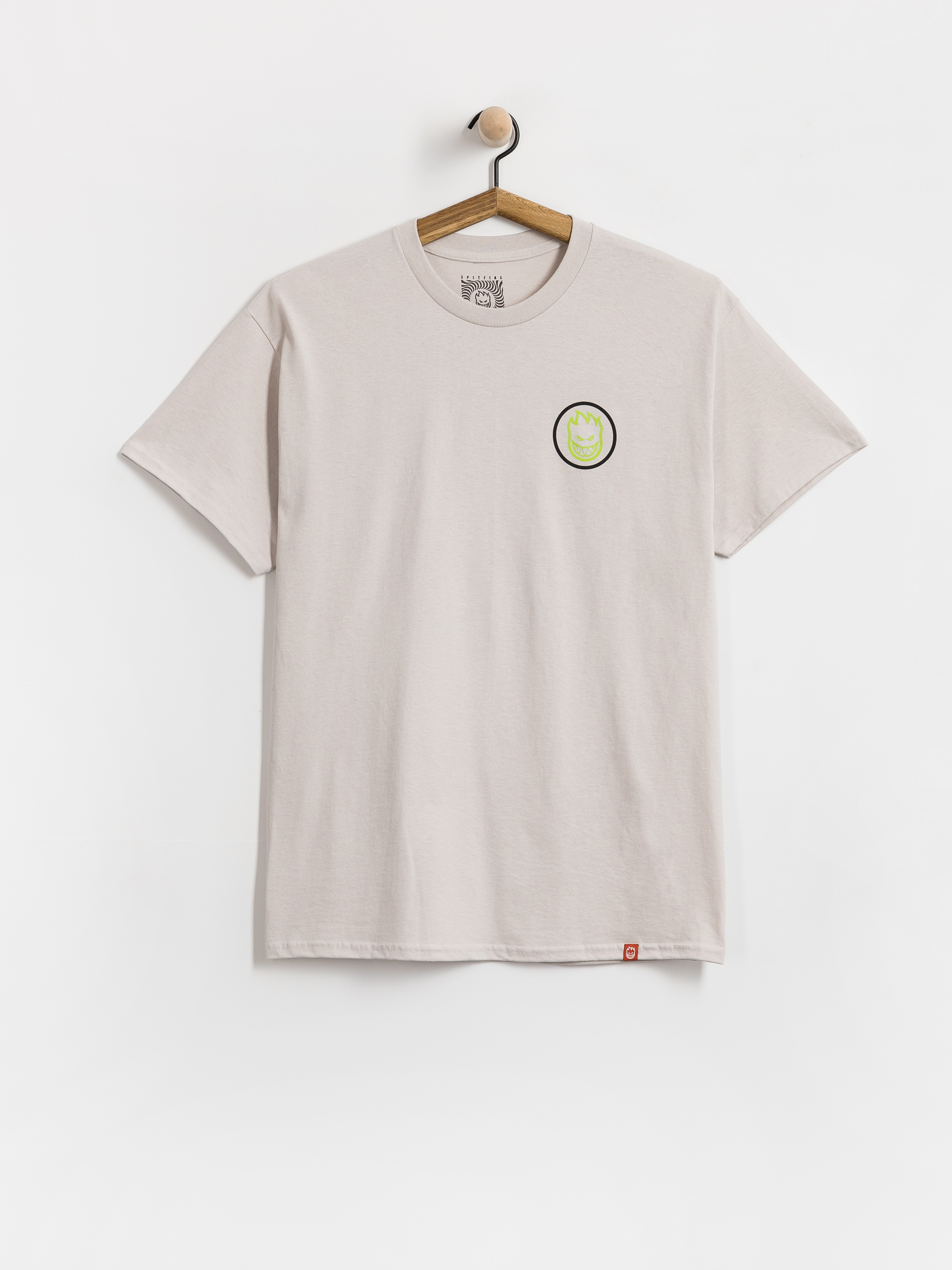 Тениска Spitfire Classic Swirl Overlay (ice grey w/black green prints)