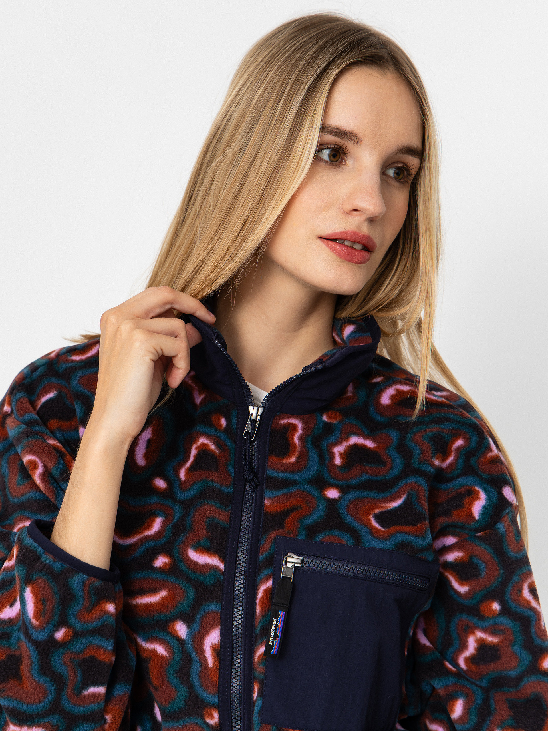 Дамски Поларени суитшърт Patagonia Synch (soft spirea dried vanilla)