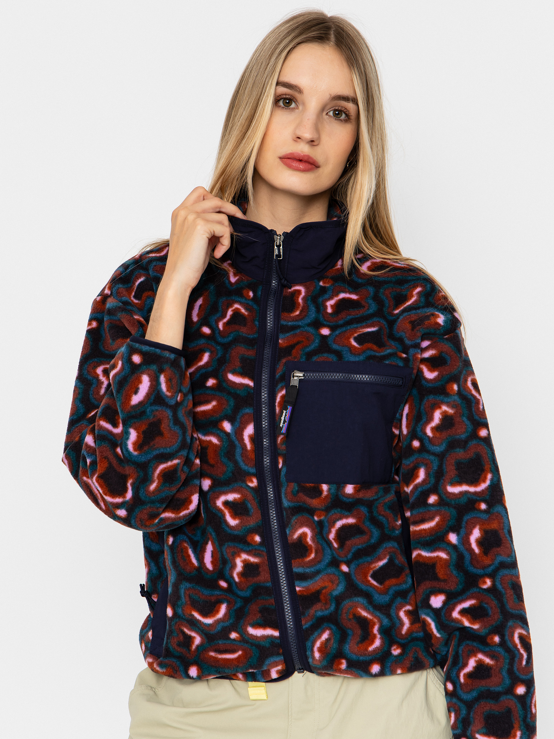 Дамски Поларени суитшърт Patagonia Synch (soft spirea dried vanilla)