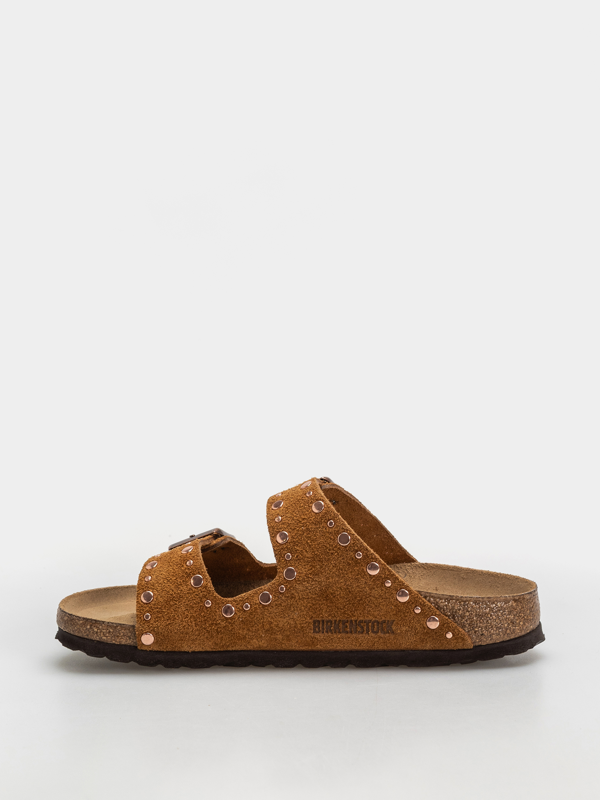 Чехли Birkenstock Arizona Rivets Suede Leather Narrow Wmn (mink)