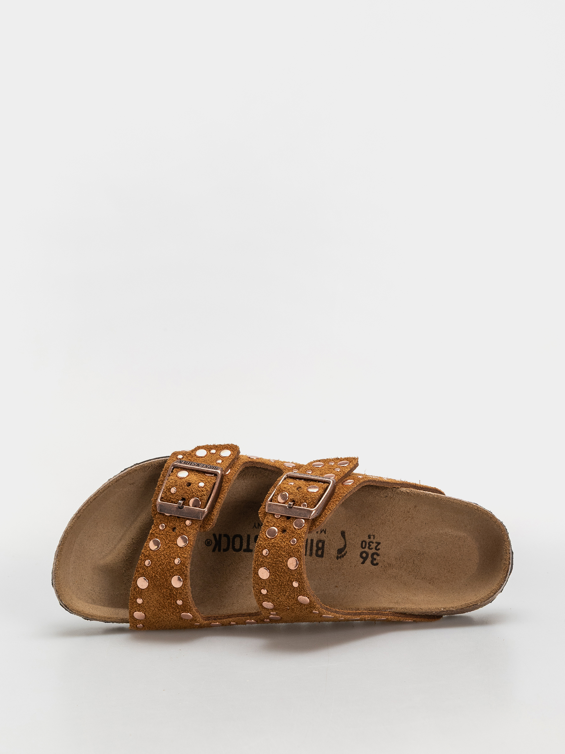 Чехли Birkenstock Arizona Rivets Suede Leather Narrow Wmn (mink)