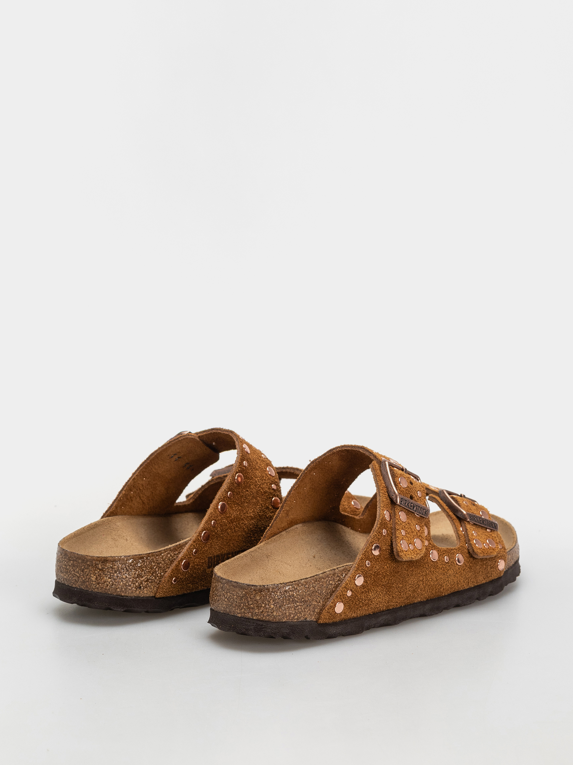 Чехли Birkenstock Arizona Rivets Suede Leather Narrow Wmn (mink)