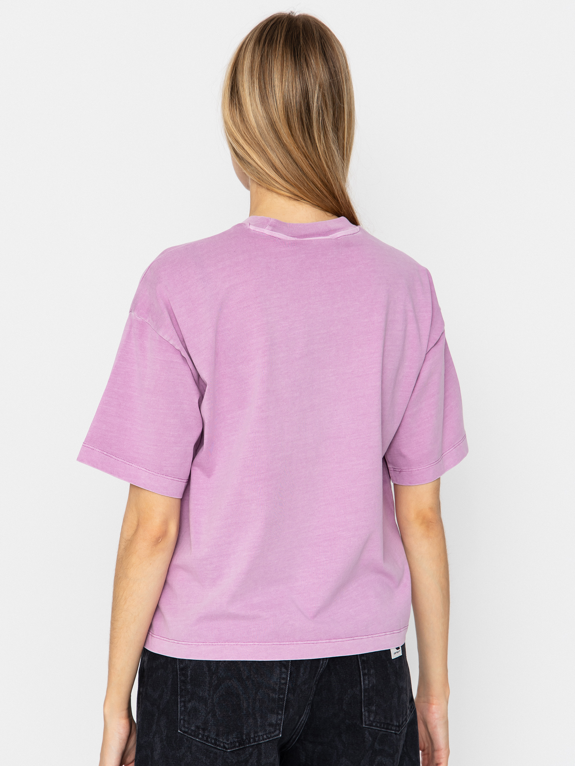 Тениска Carhartt WIP Nelson Wmn (gentle purple)