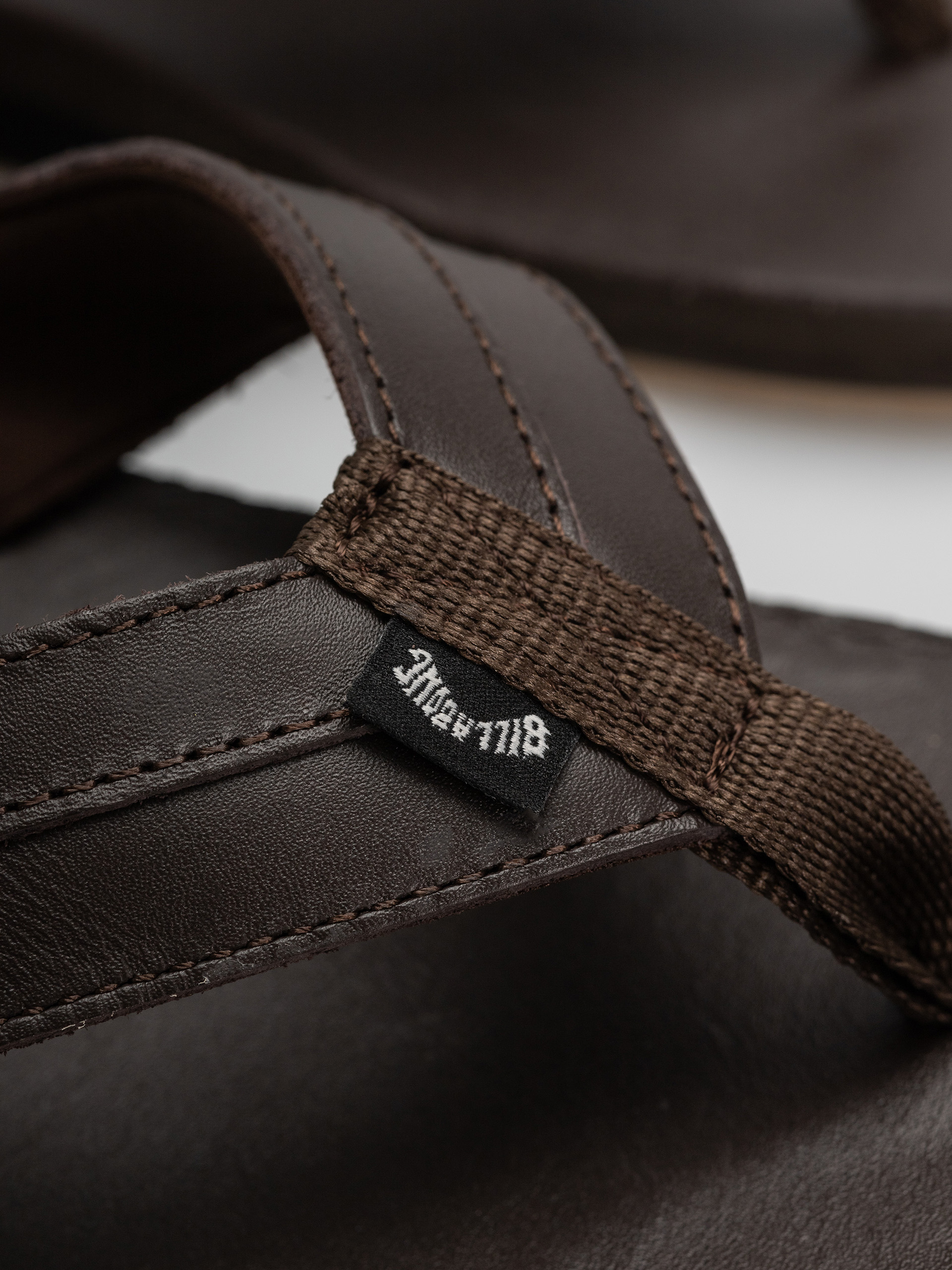 Джапанки Billabong Mojave Leather (dark brown)