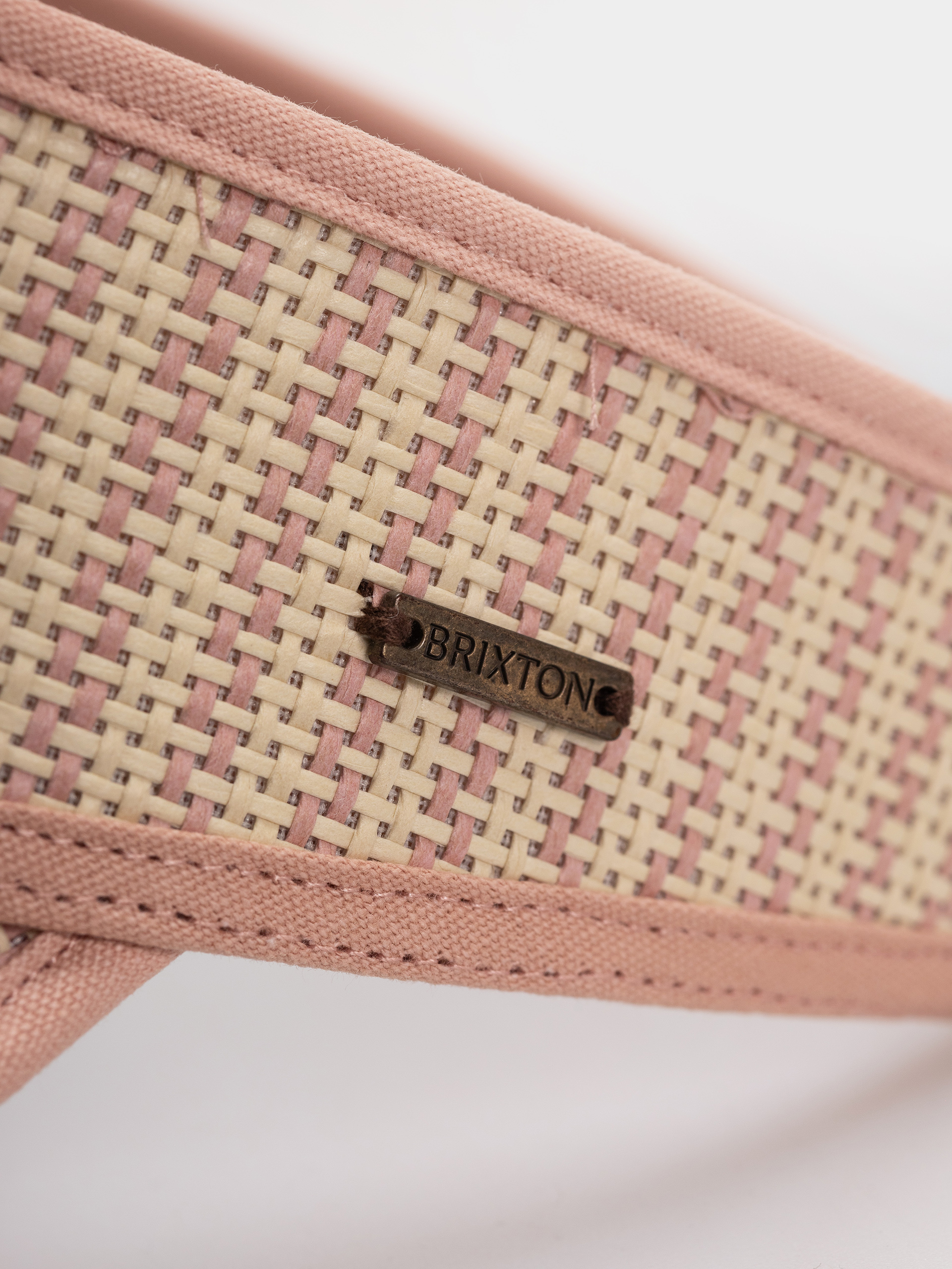 Шапка с козирка Brixton Newport Straw Visor Wmn (italian clay natural)