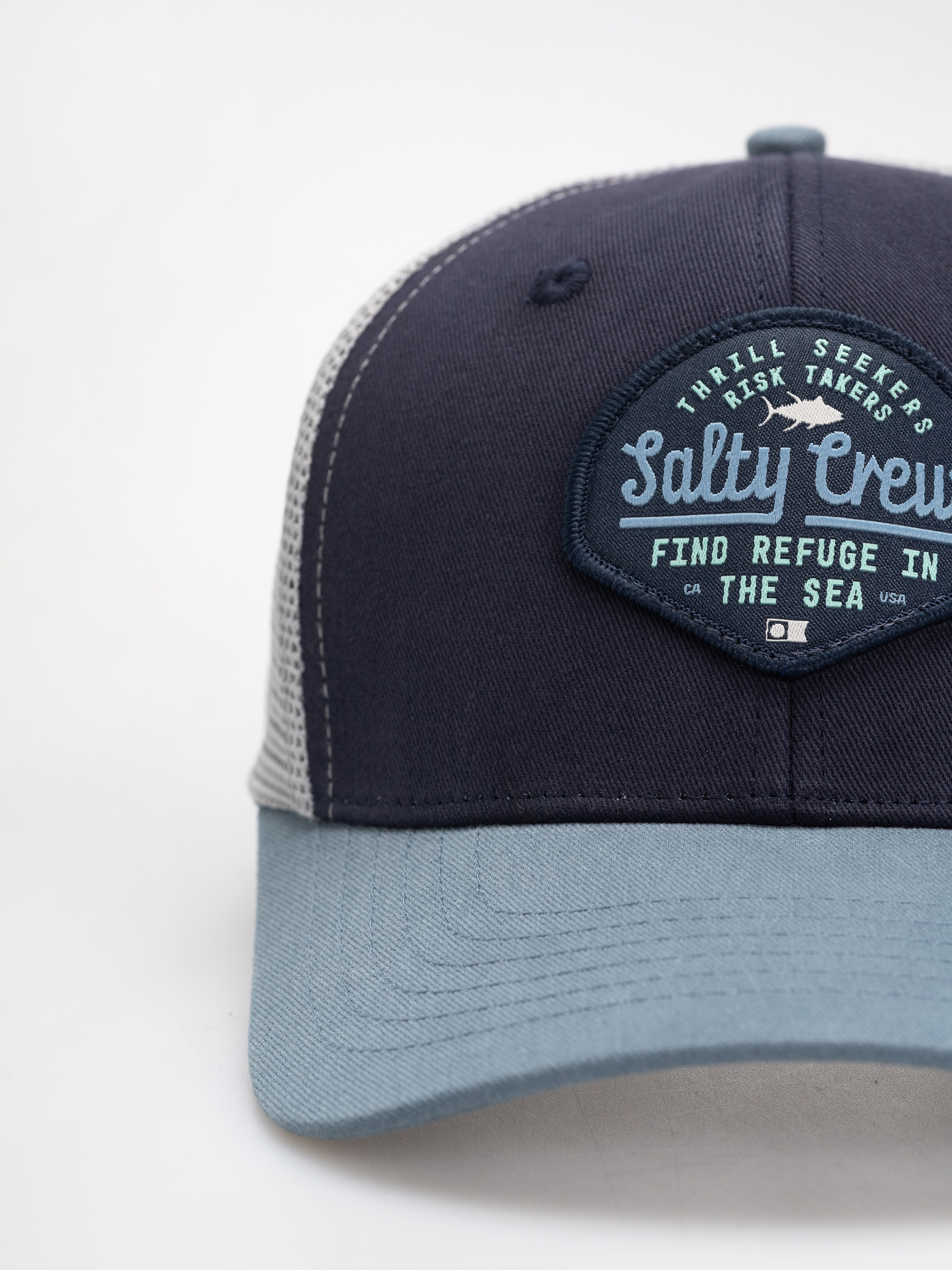 Шапка с козирка Salty Crew Border Trucker (navy/slate)