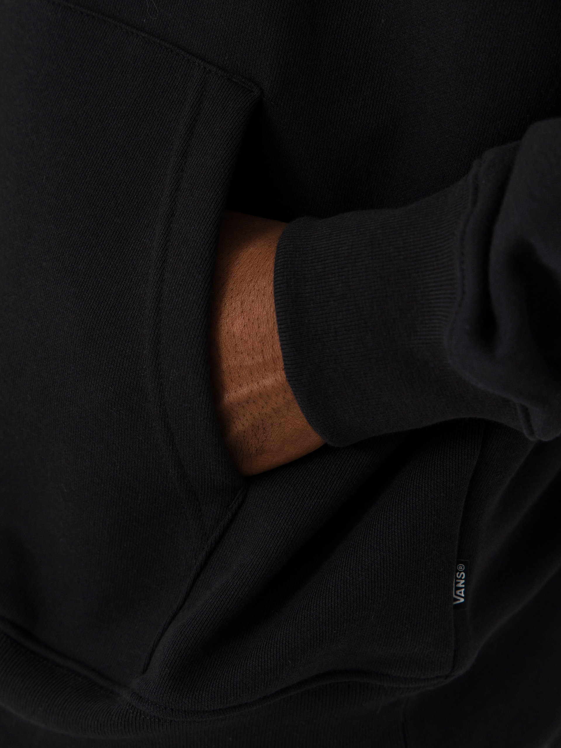 Суитшърт с качулка Vans Palm Drive HD (black)