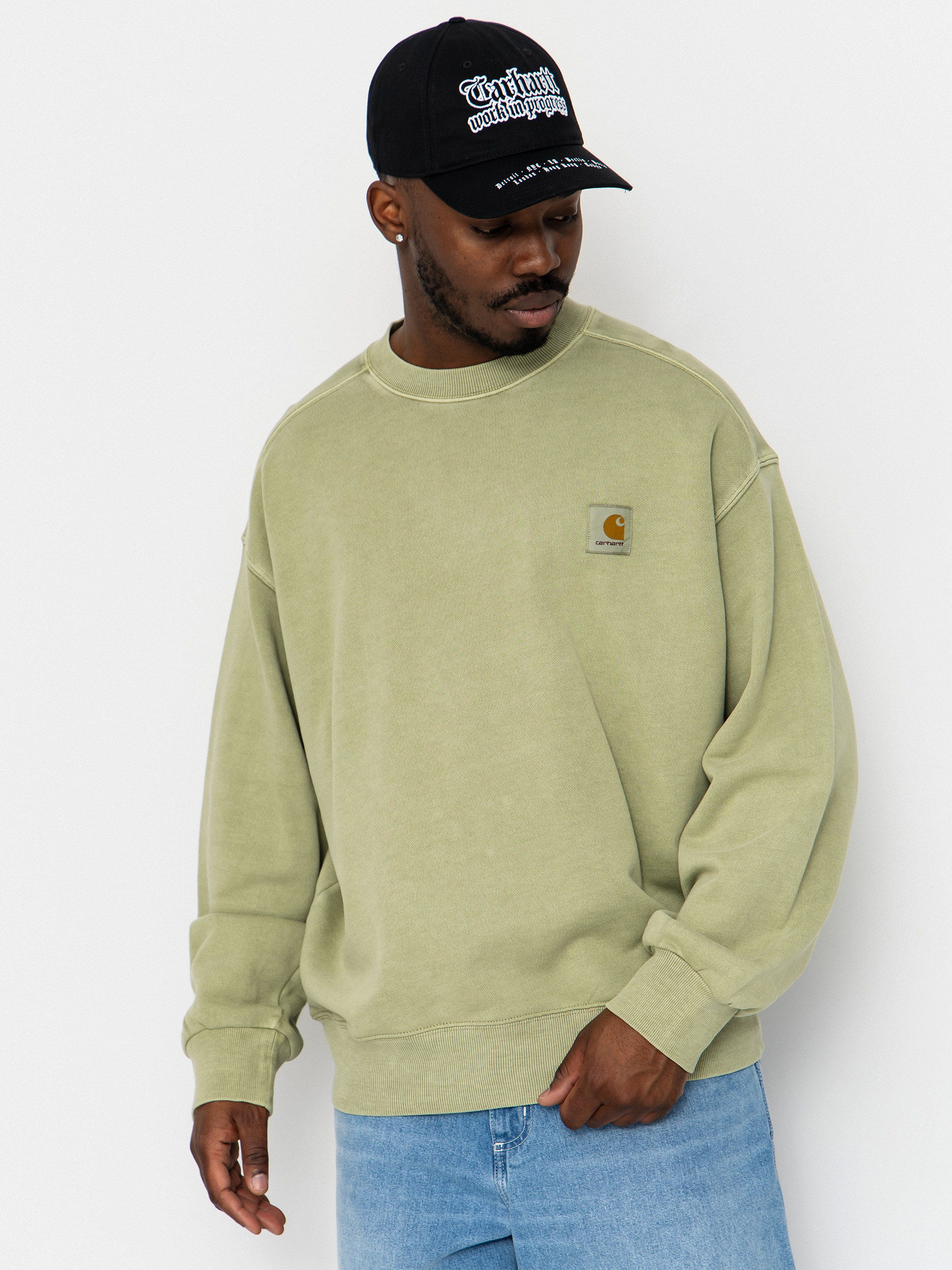 Суитшърт Carhartt WIP Nelson (gentle green)