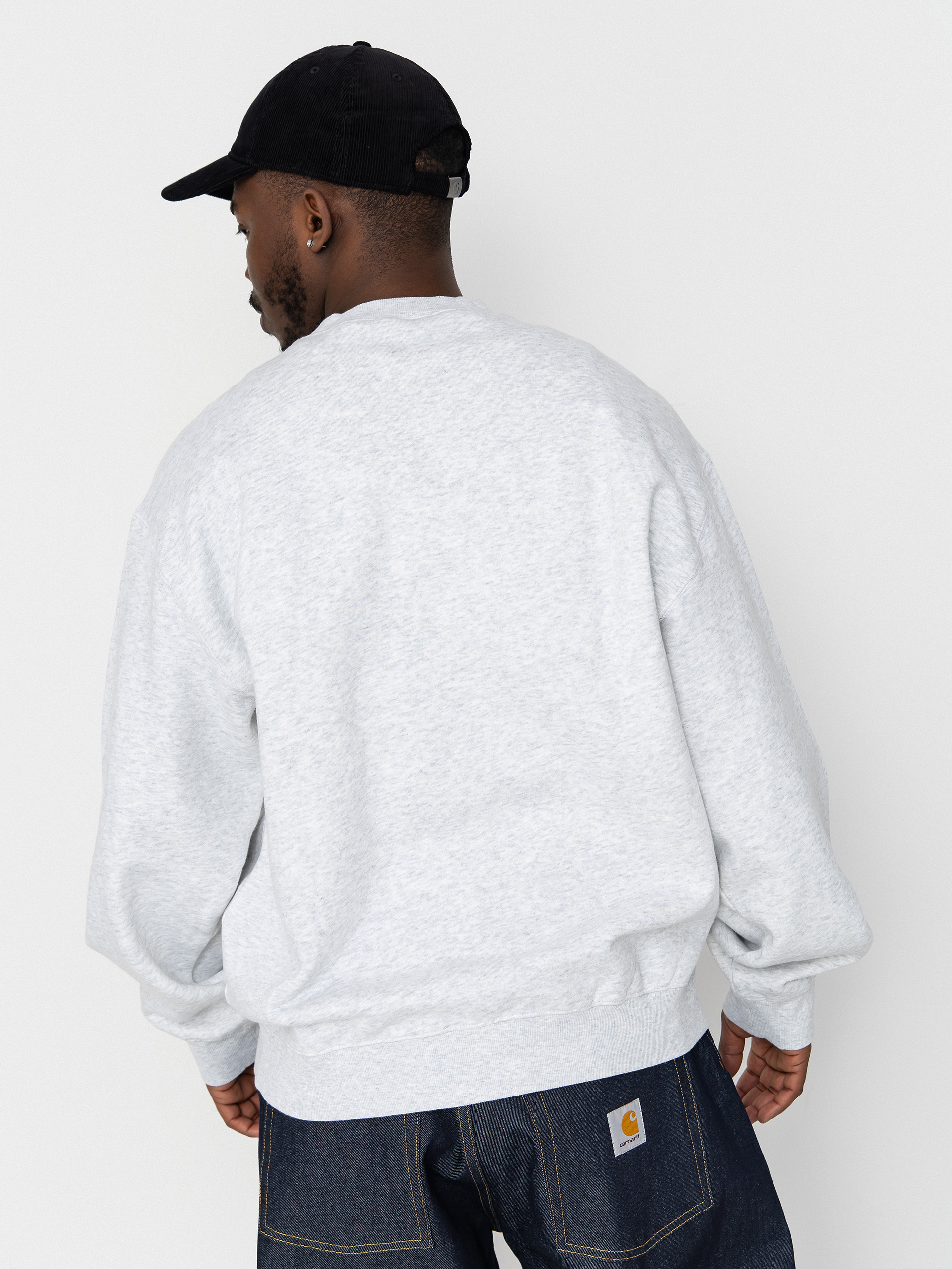 Суитшърт Carhartt WIP WIP Label (ash heather)