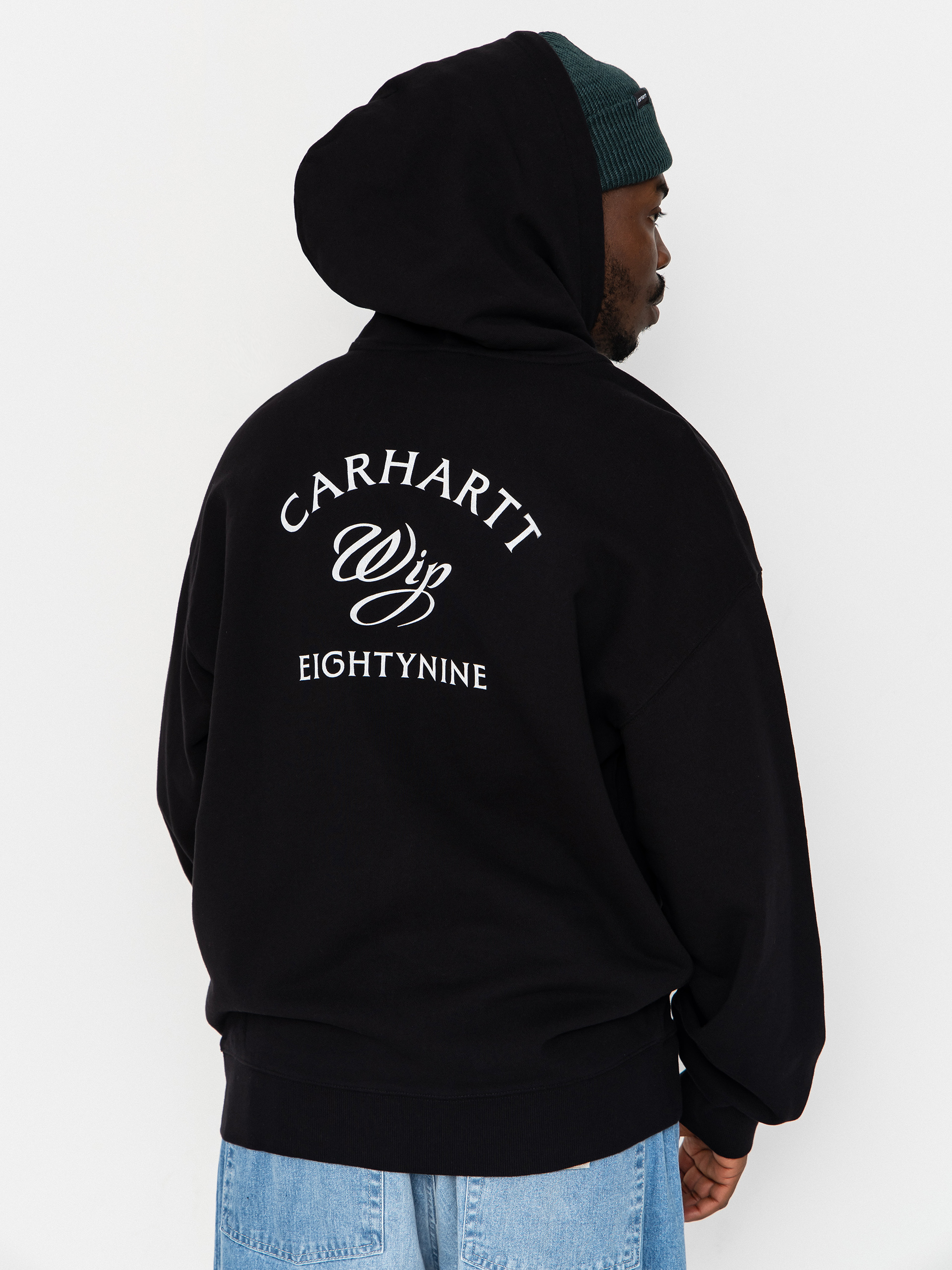 Суитшърт с качулка Carhartt WIP Eightynine ZHD (black)