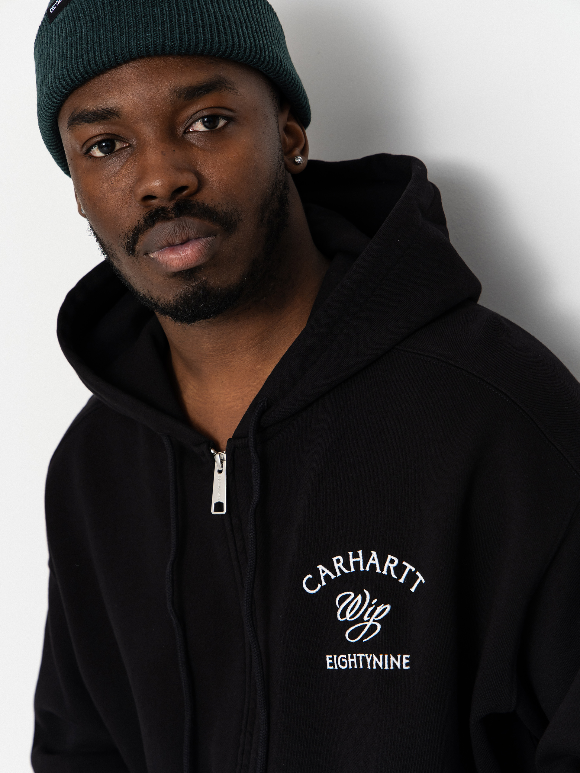 Суитшърт с качулка Carhartt WIP Eightynine ZHD (black)