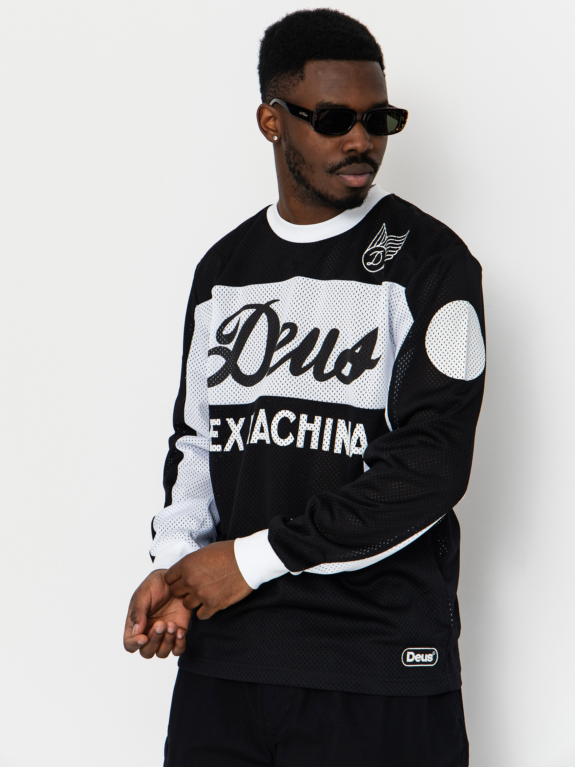 u0422u0435u043du0438u0441u043au0430 Deus Ex Machina Saber Moto Jersey (black)