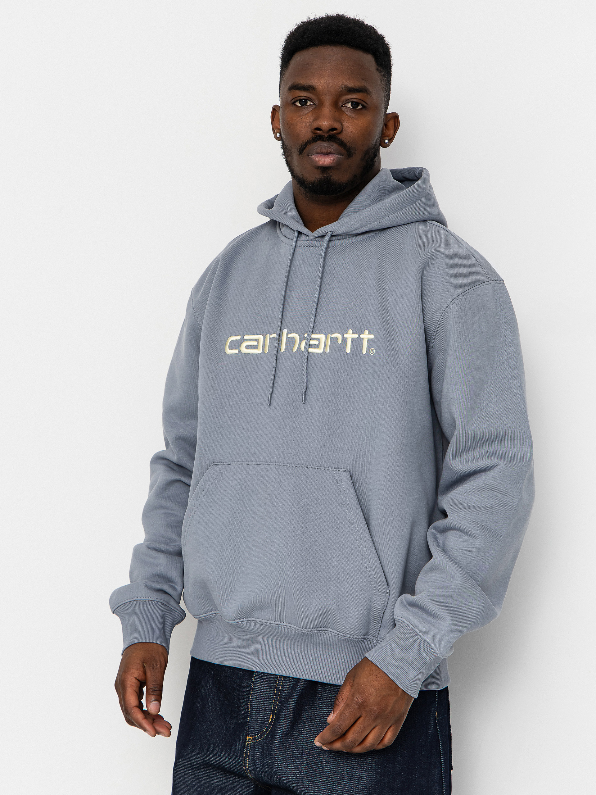 Суитшърт с качулка Carhartt WIP Carhartt HD (mirror/cinnerus)