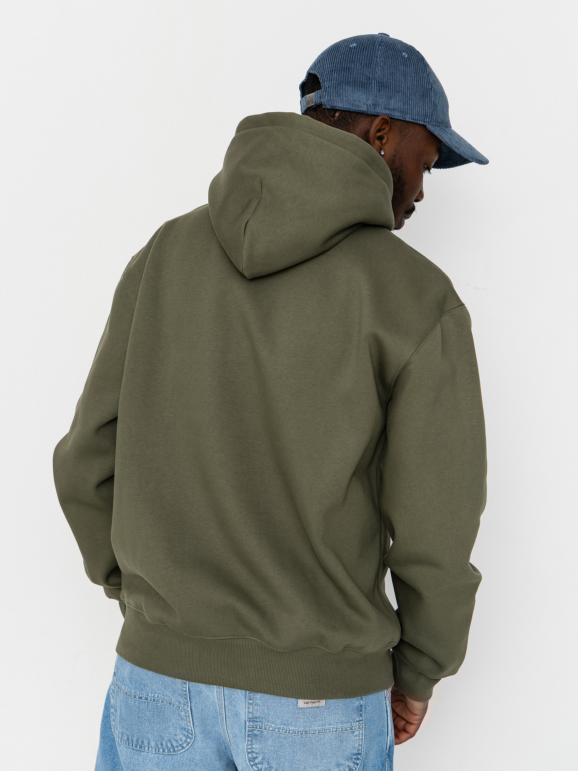 Суитшърт с качулка Carhartt WIP Carhartt HD (leaf/tourmaline)