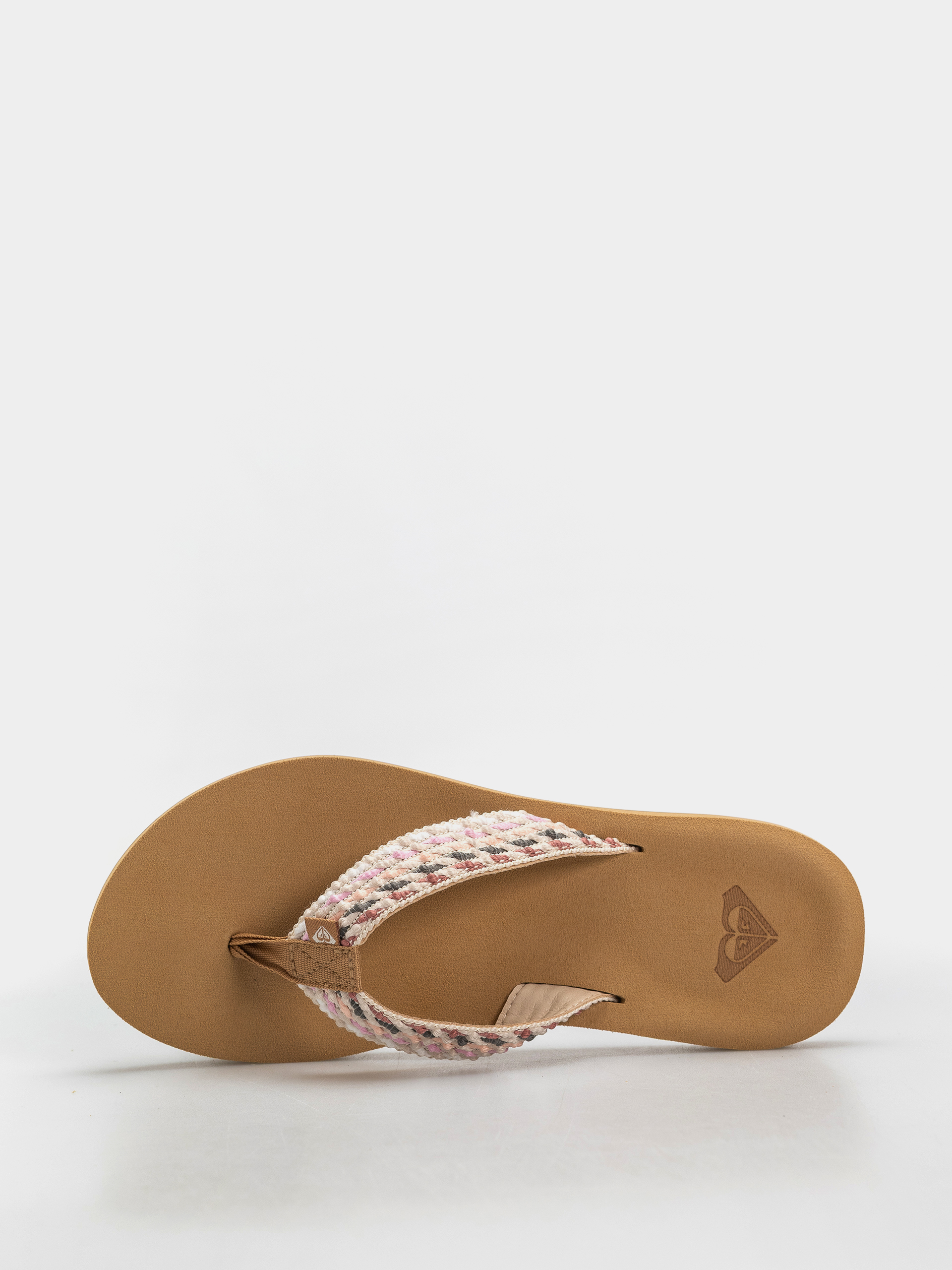 Джапанки Roxy Porto Rope Wmn (natural/crazy pink)