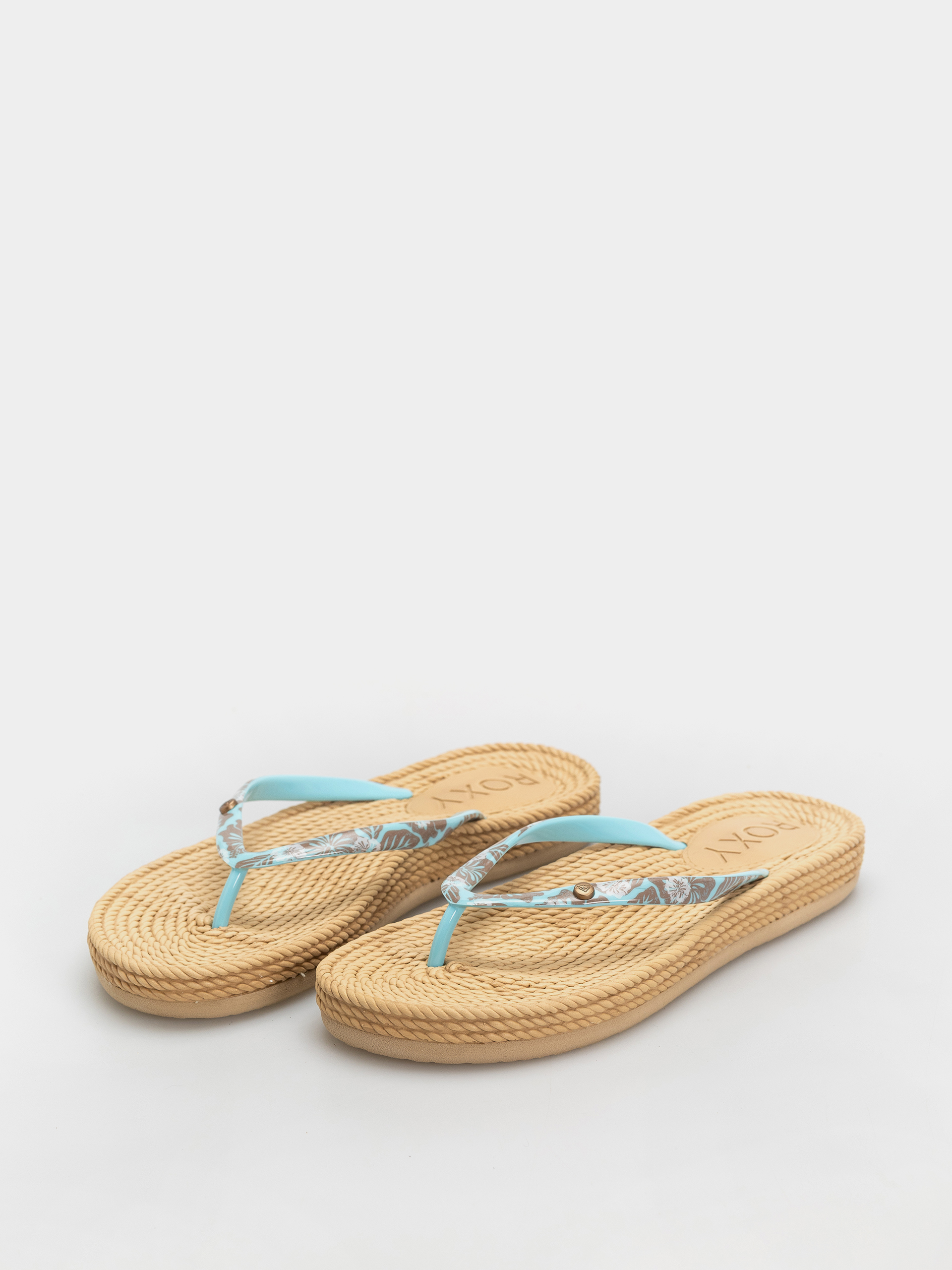 Джапанки Roxy South Beach III Wmn (light blue/brown)