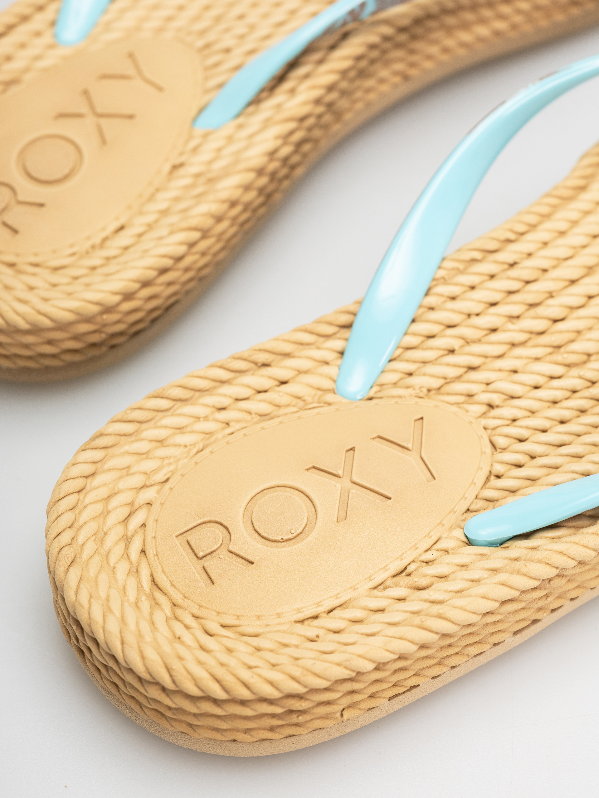 Джапанки Roxy South Beach III Wmn (light blue/brown)