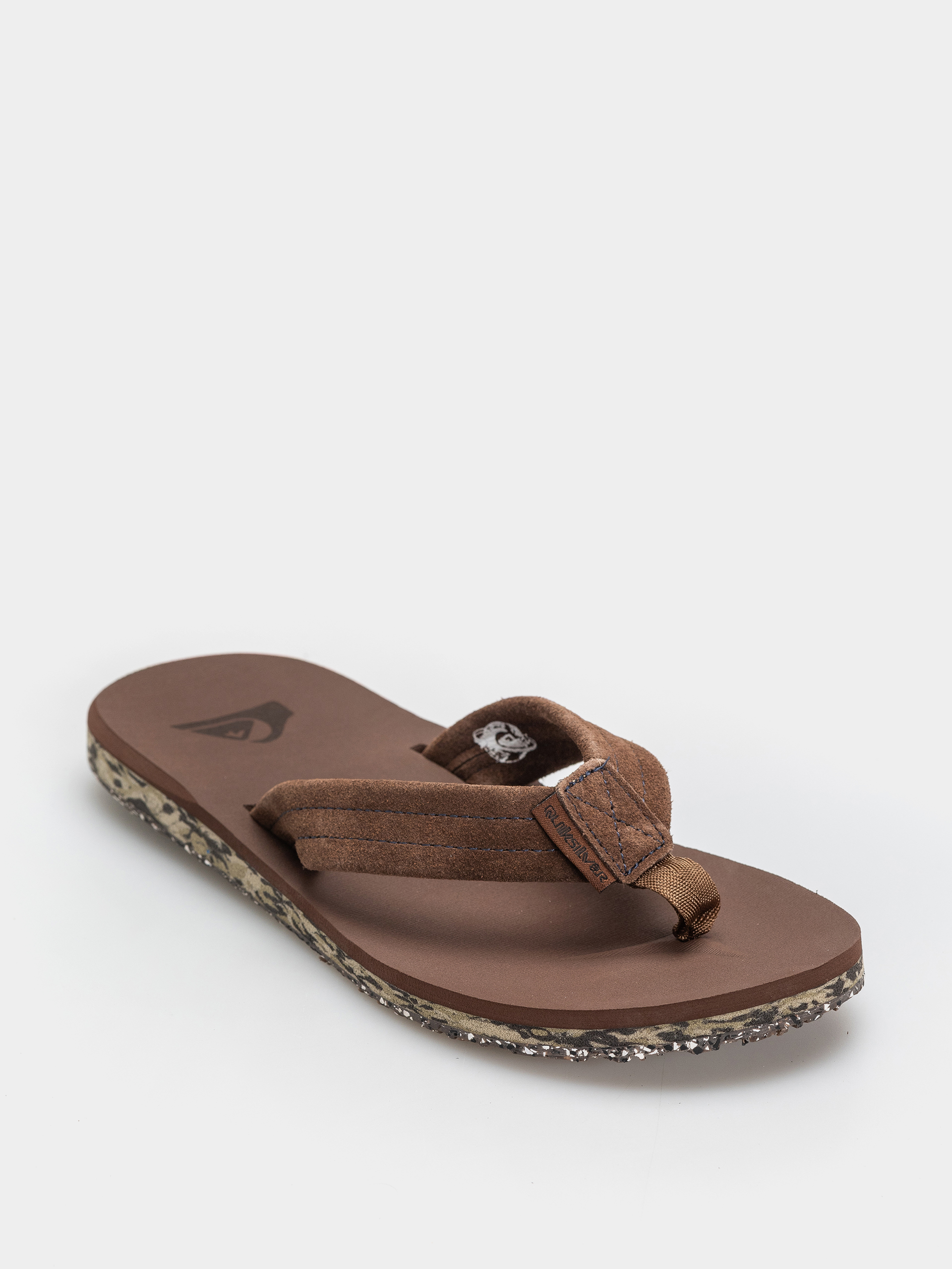 Джапанки Quiksilver Carver Suede Recycled (brown)