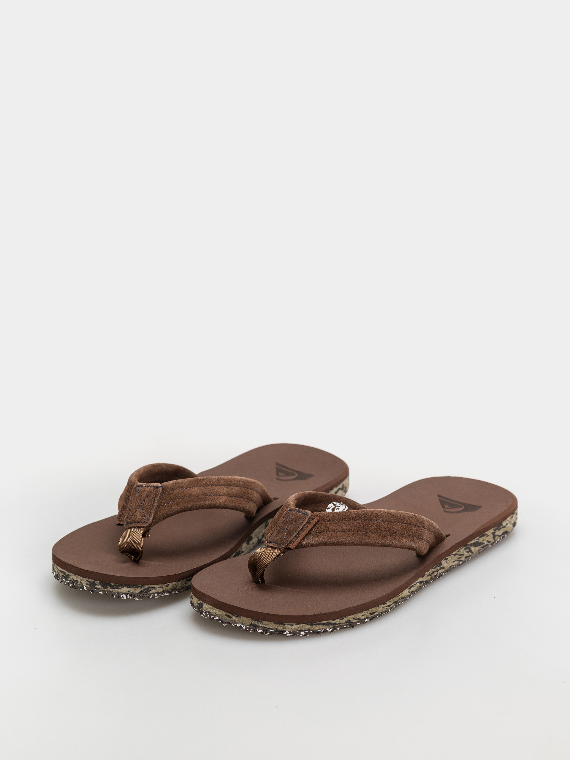 Джапанки Quiksilver Carver Suede Recycled (brown)