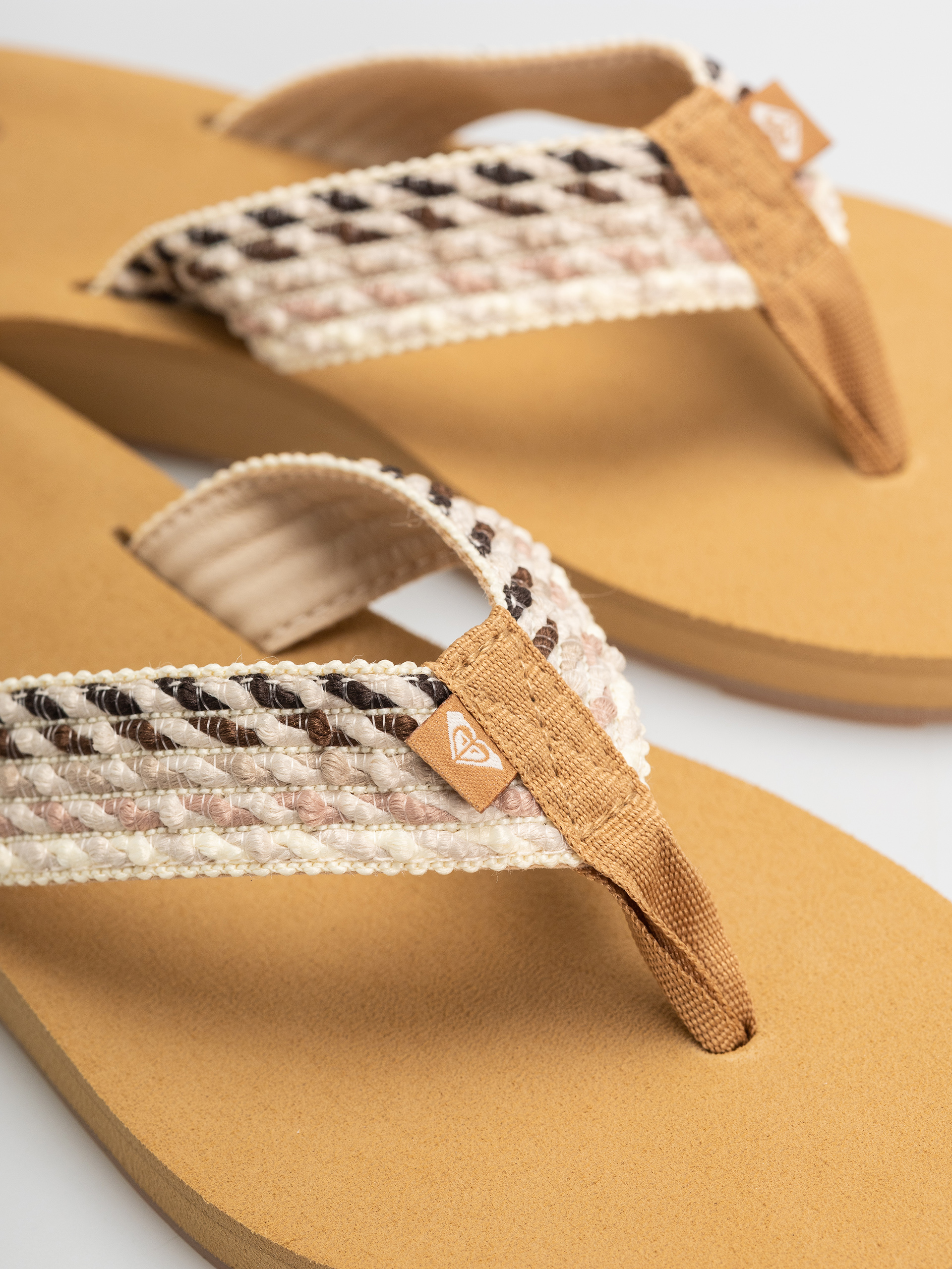 Джапанки Roxy Porto Rope Wmn (light brown/brown)
