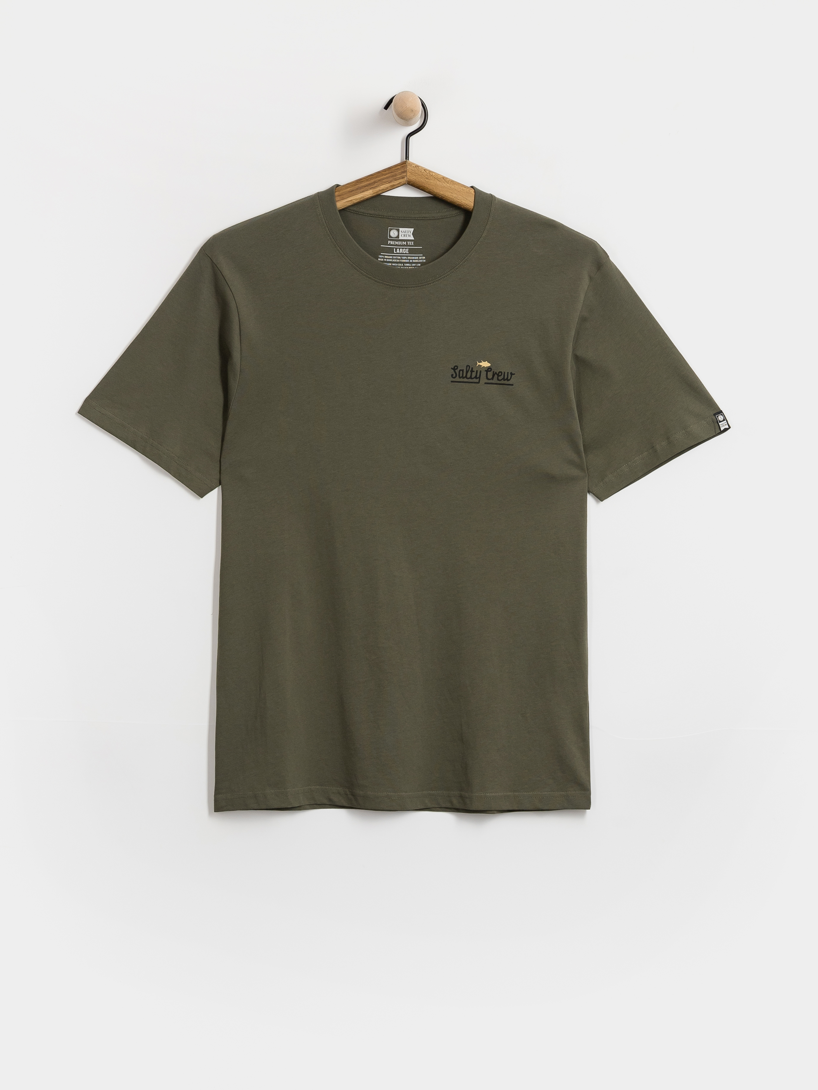 Тениска Salty Crew Border Fill Classic (dusty olive)