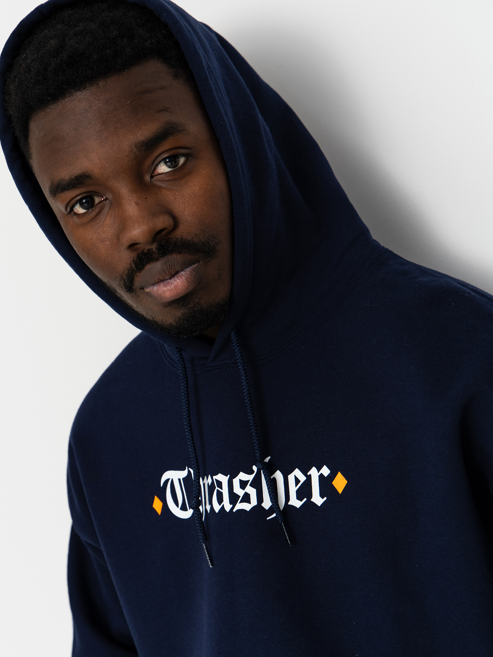 Суитшърт с качулка Thrasher x Spitfire The End Oath HD (navy)