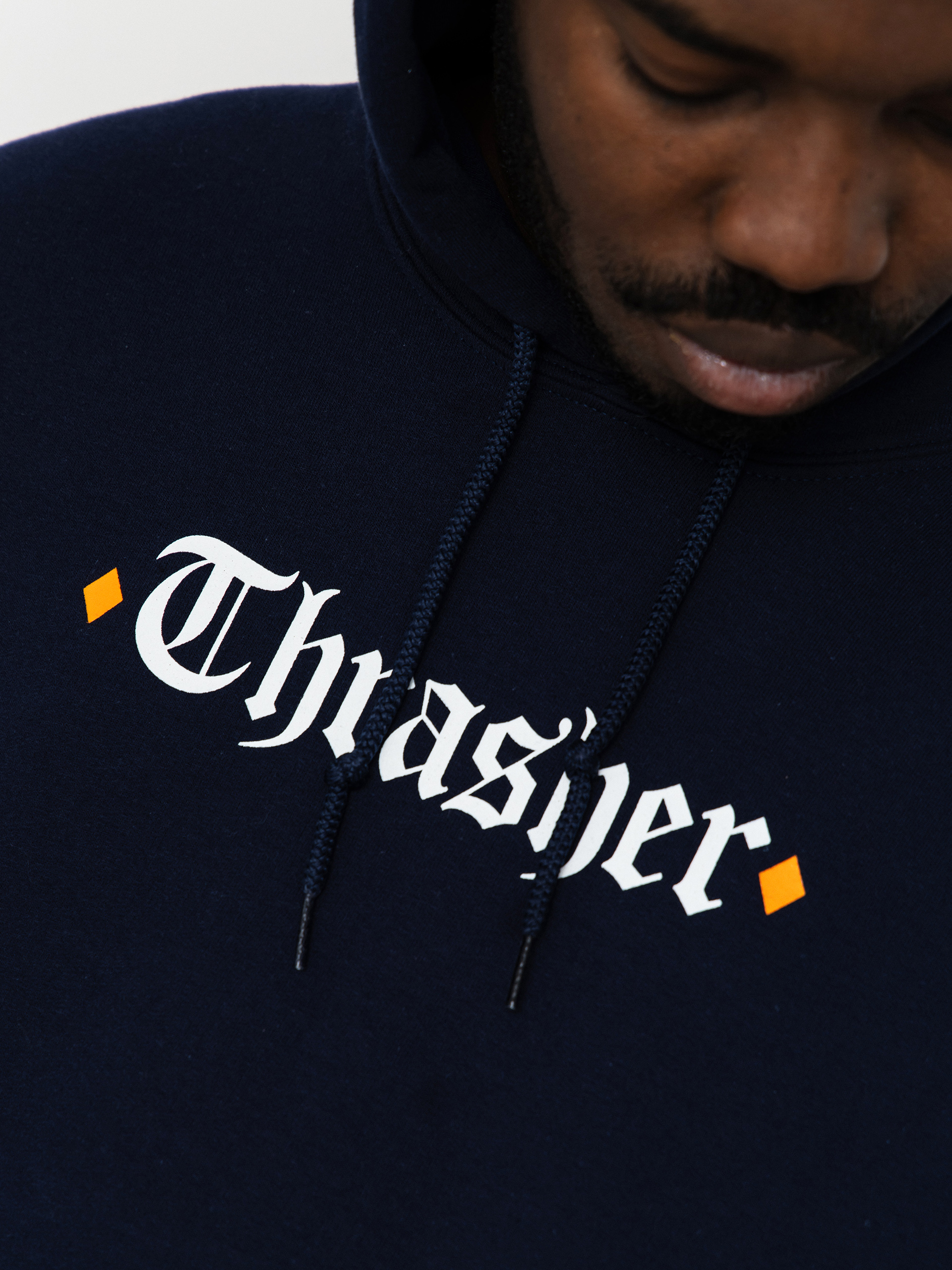 Суитшърт с качулка Thrasher x Spitfire The End Oath HD (navy)