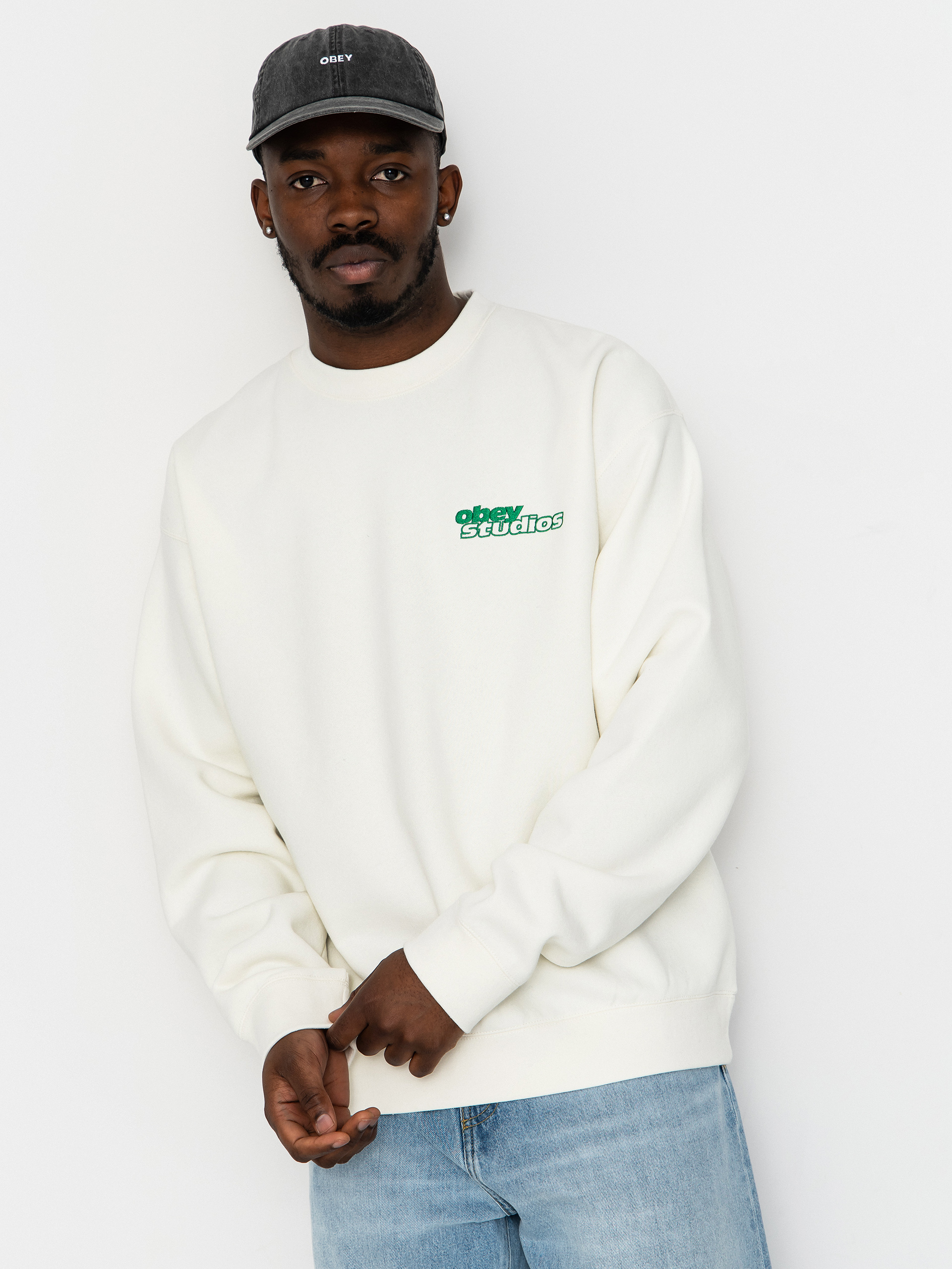 Суитшърт OBEY Tonic (off white)