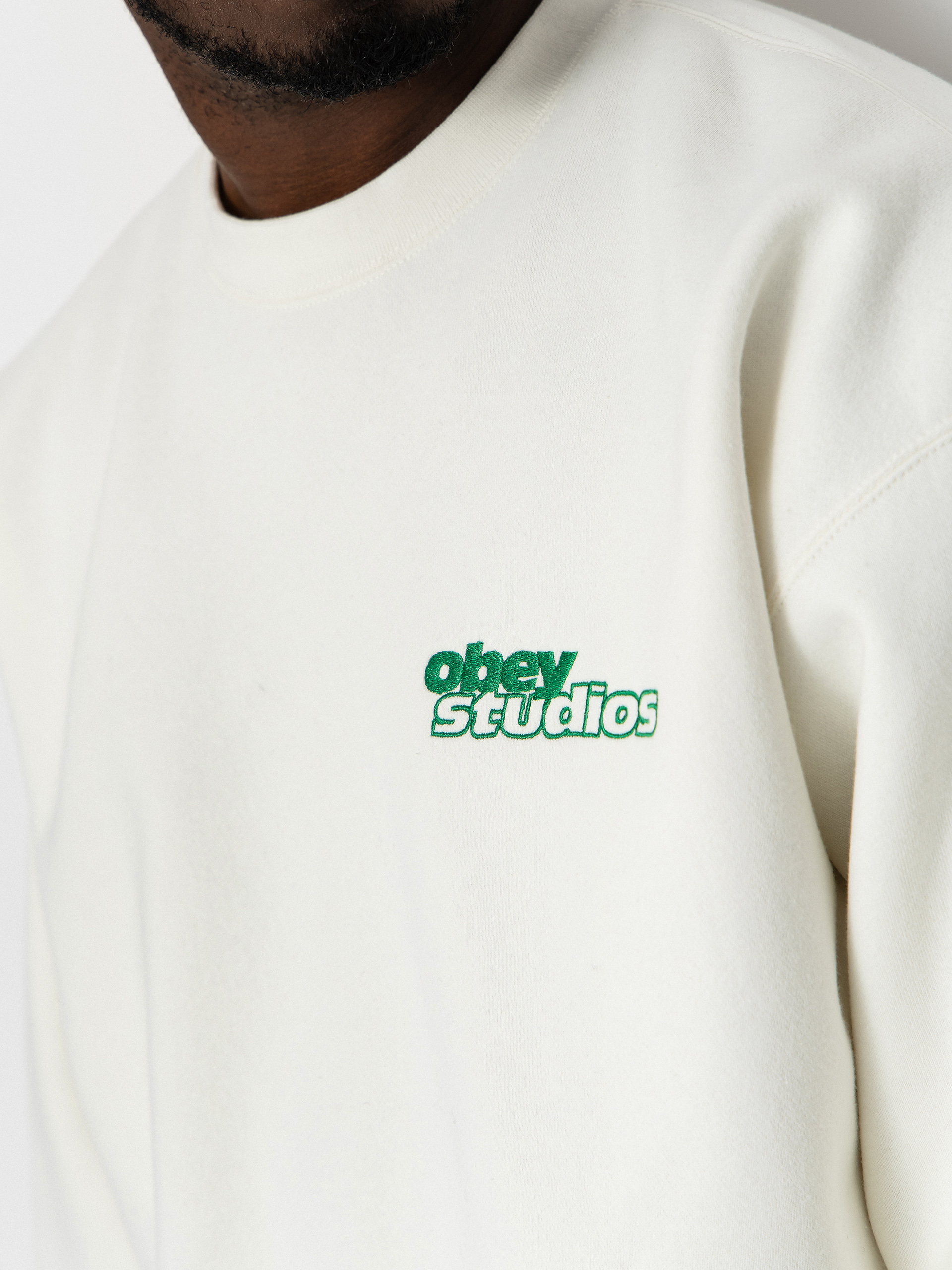 Суитшърт OBEY Tonic (off white)