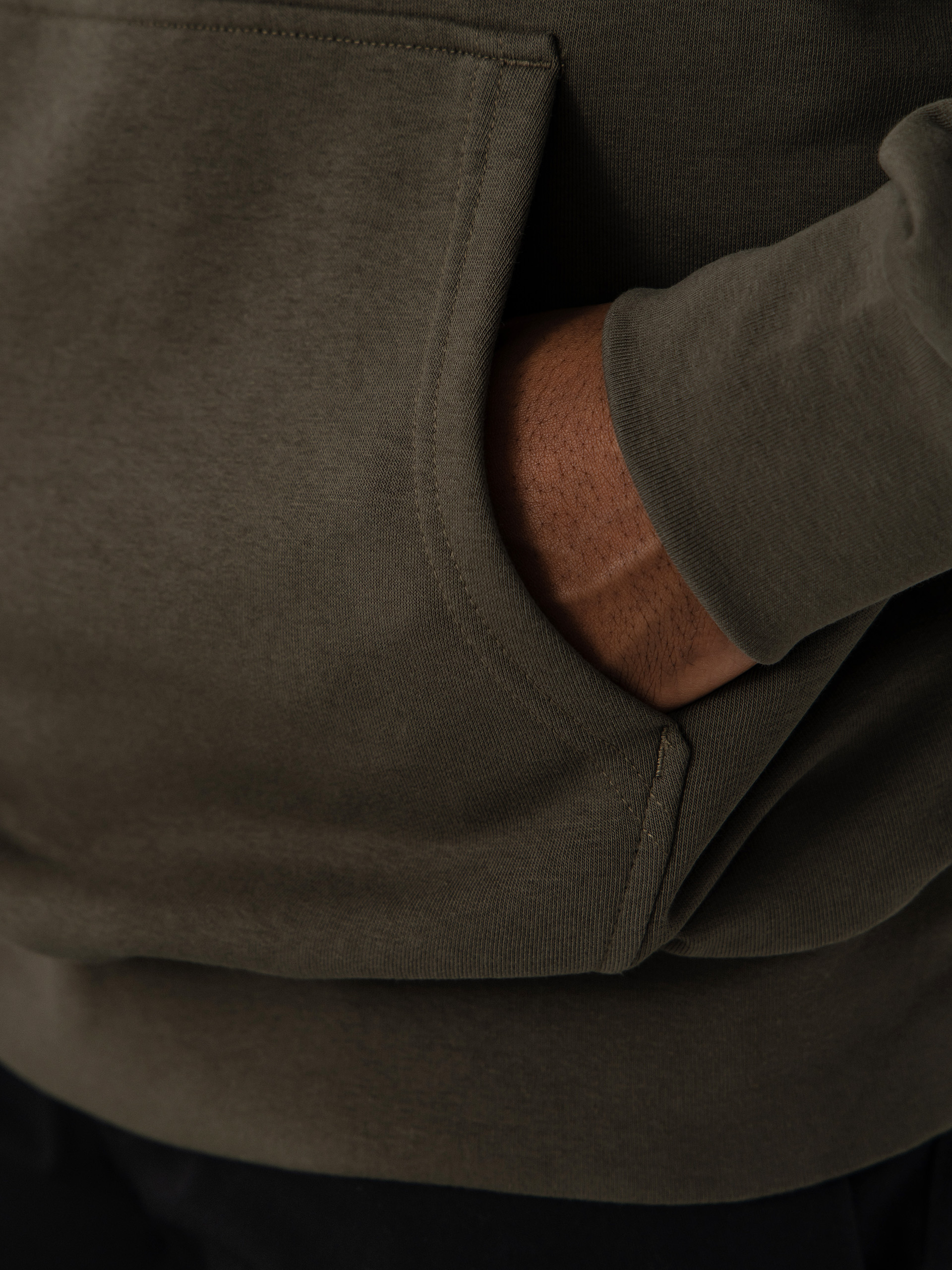 Суитшърт с качулка The North Face Monte HD (new taupe green)