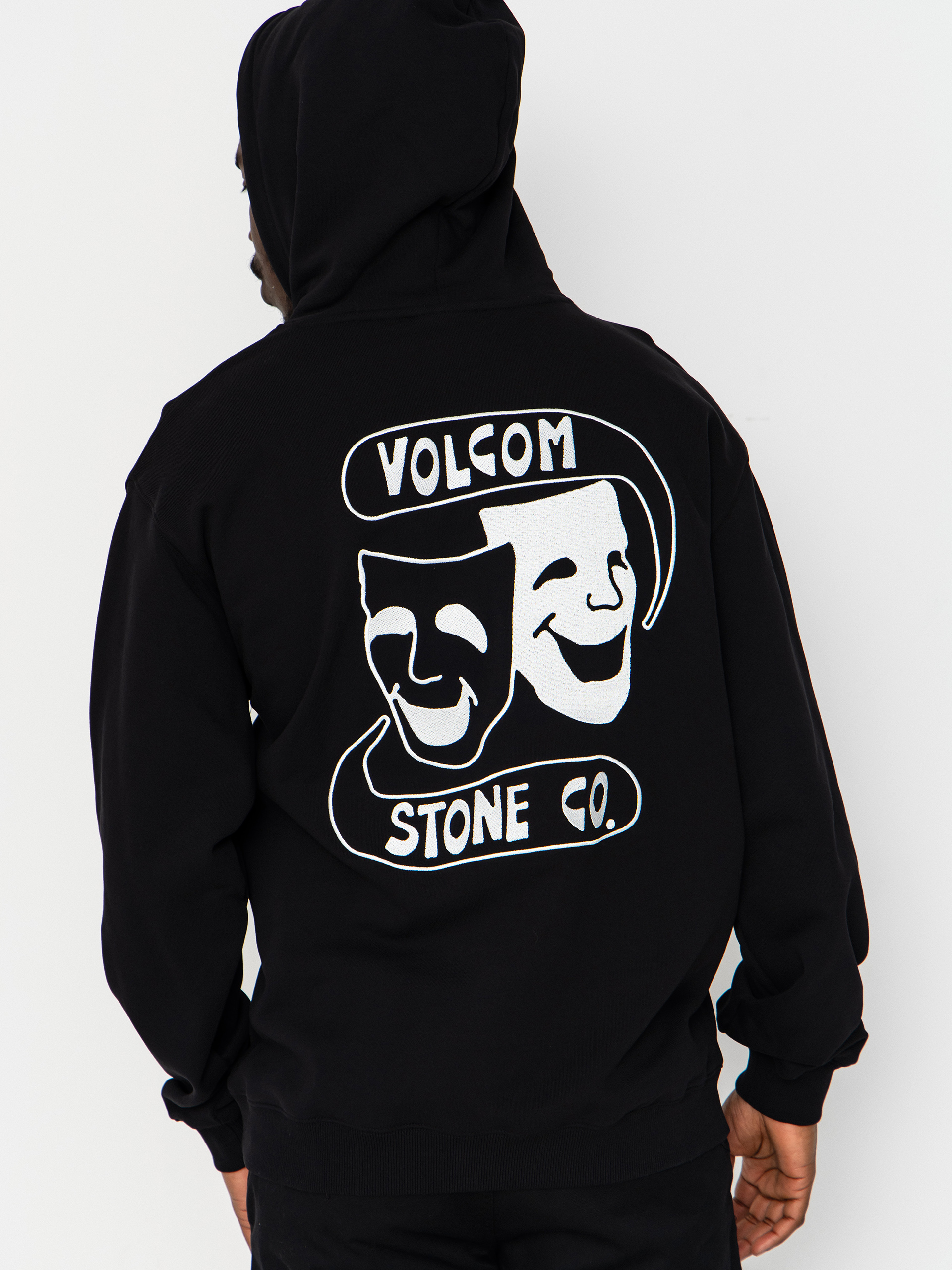 Суитшърт с качулка Volcom Handerry HD (black)