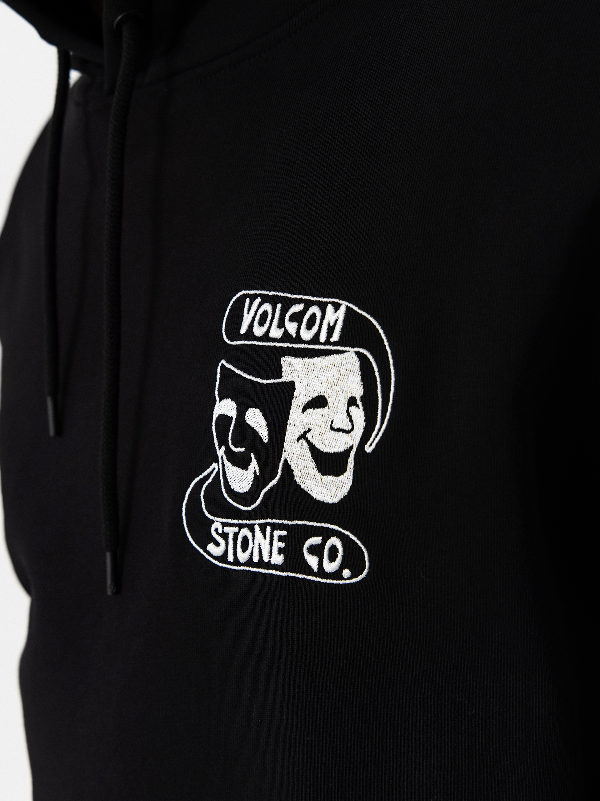 Суитшърт с качулка Volcom Handerry HD (black)