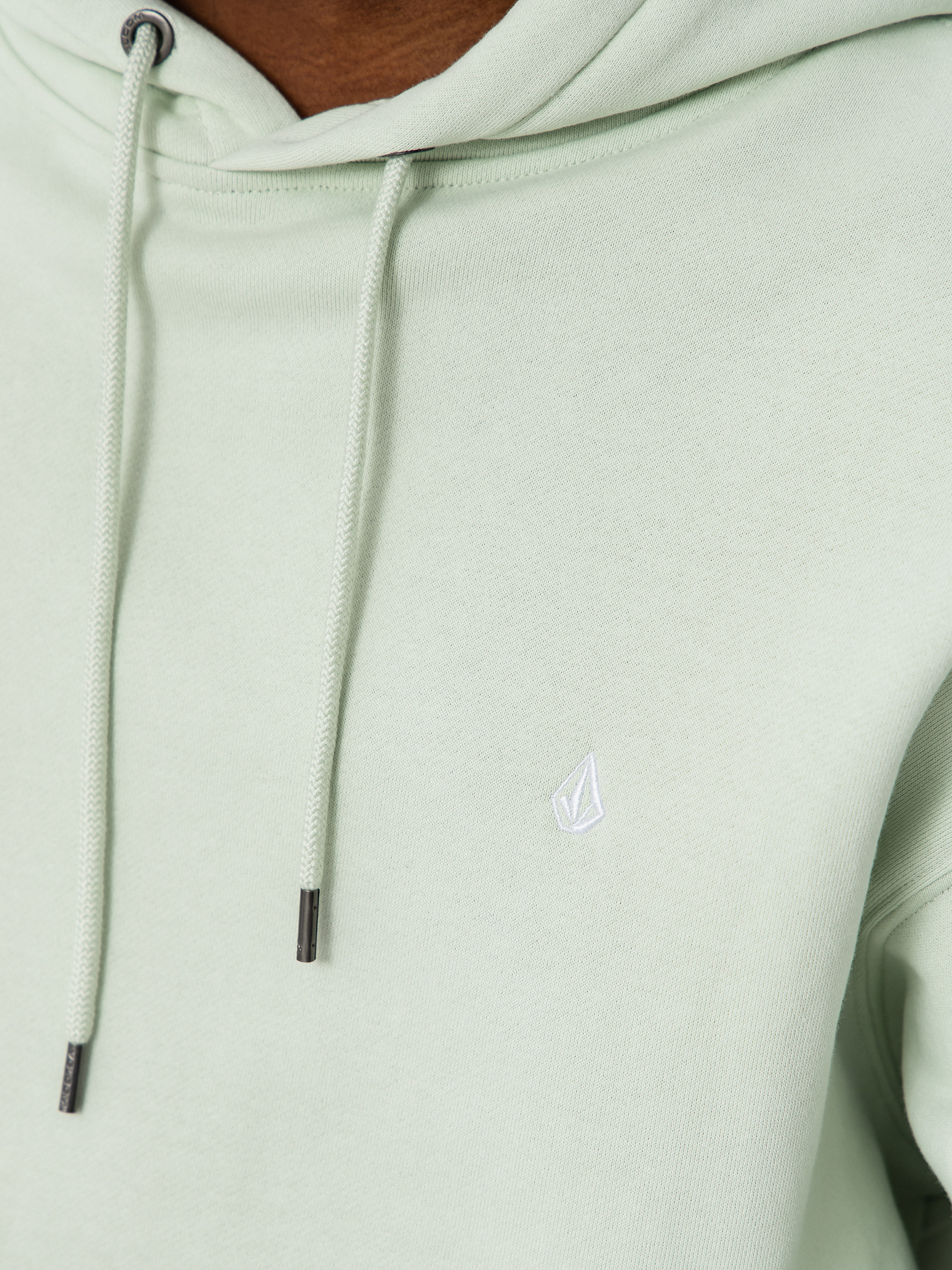 Суитшърт с качулка Volcom Single Stone HD (pale aqua)