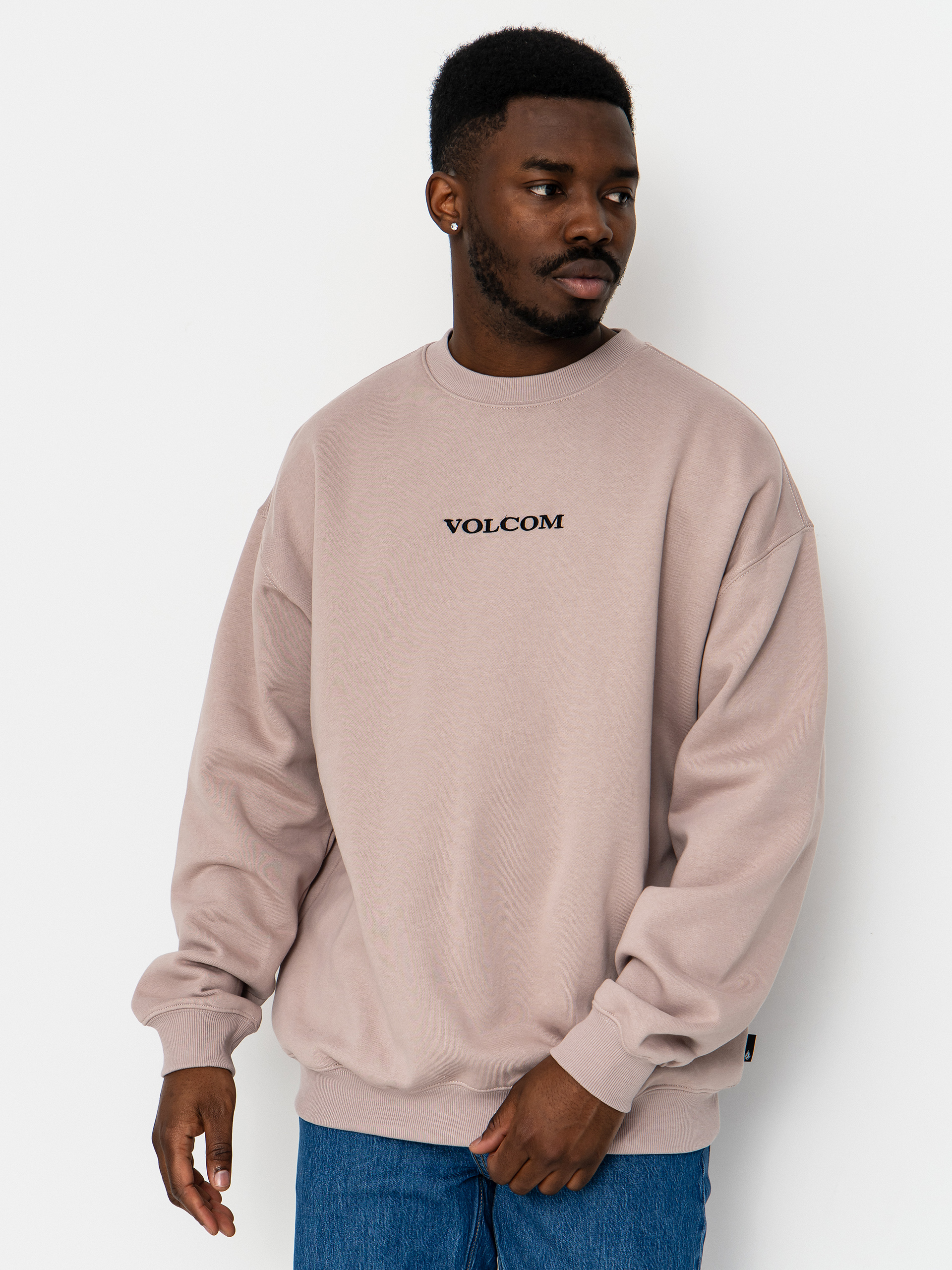 Суитшърт Volcom Volcom Stone Crew (bark brown)