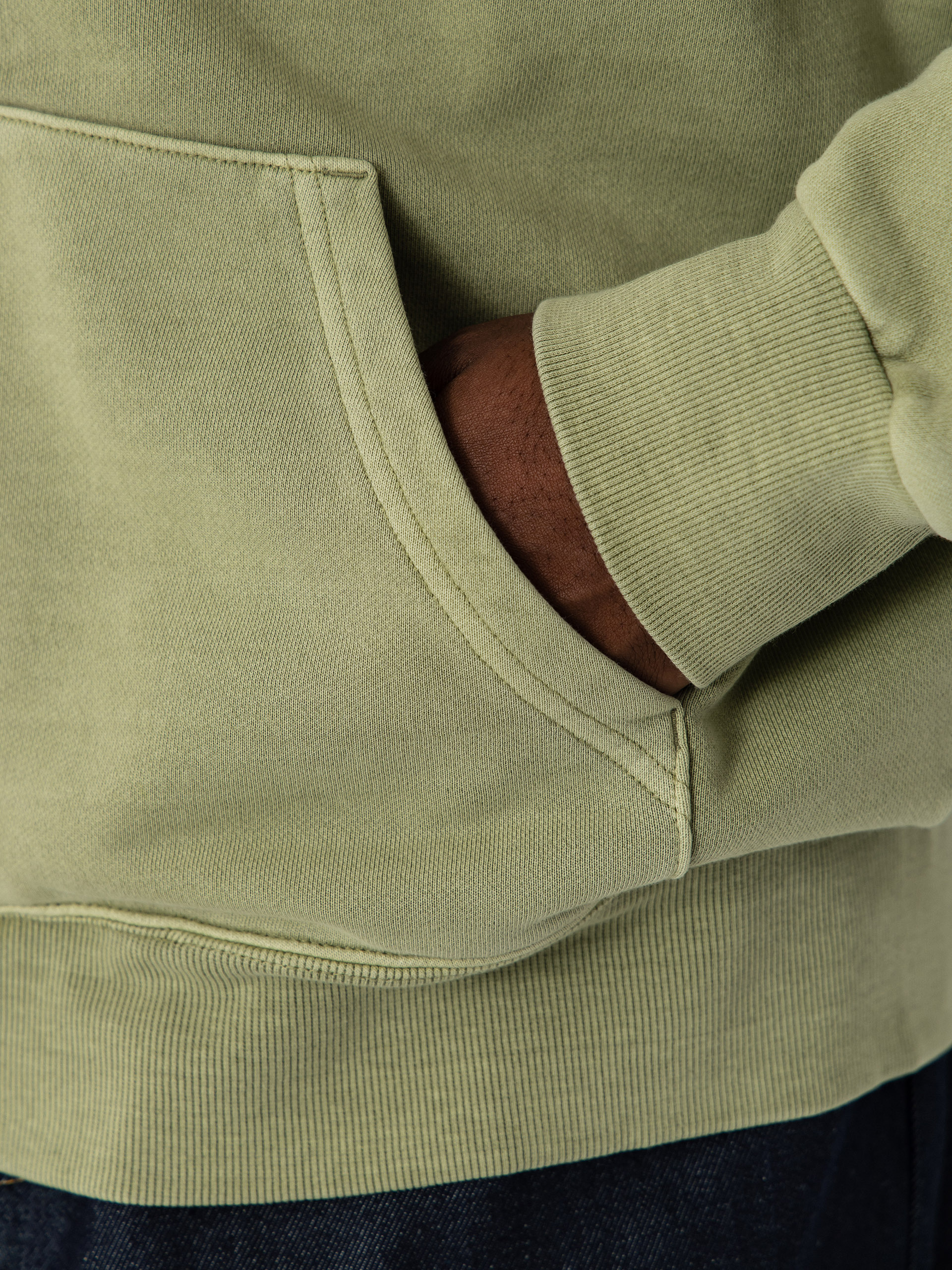 Суитшърт с качулка Carhartt WIP Nelson ZHD (gentle green)