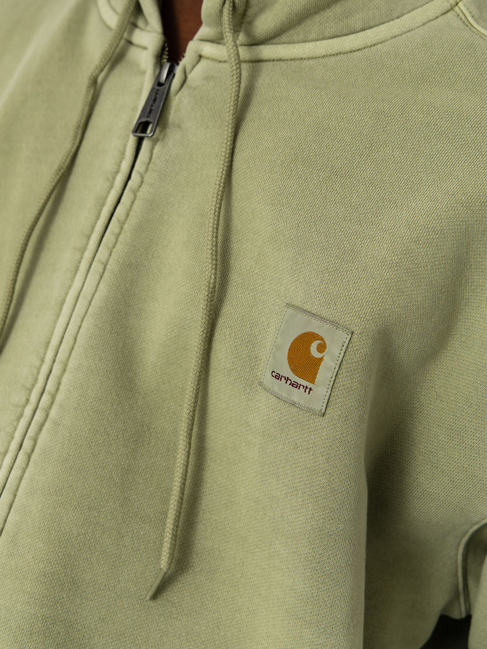 Суитшърт с качулка Carhartt WIP Nelson ZHD (gentle green)
