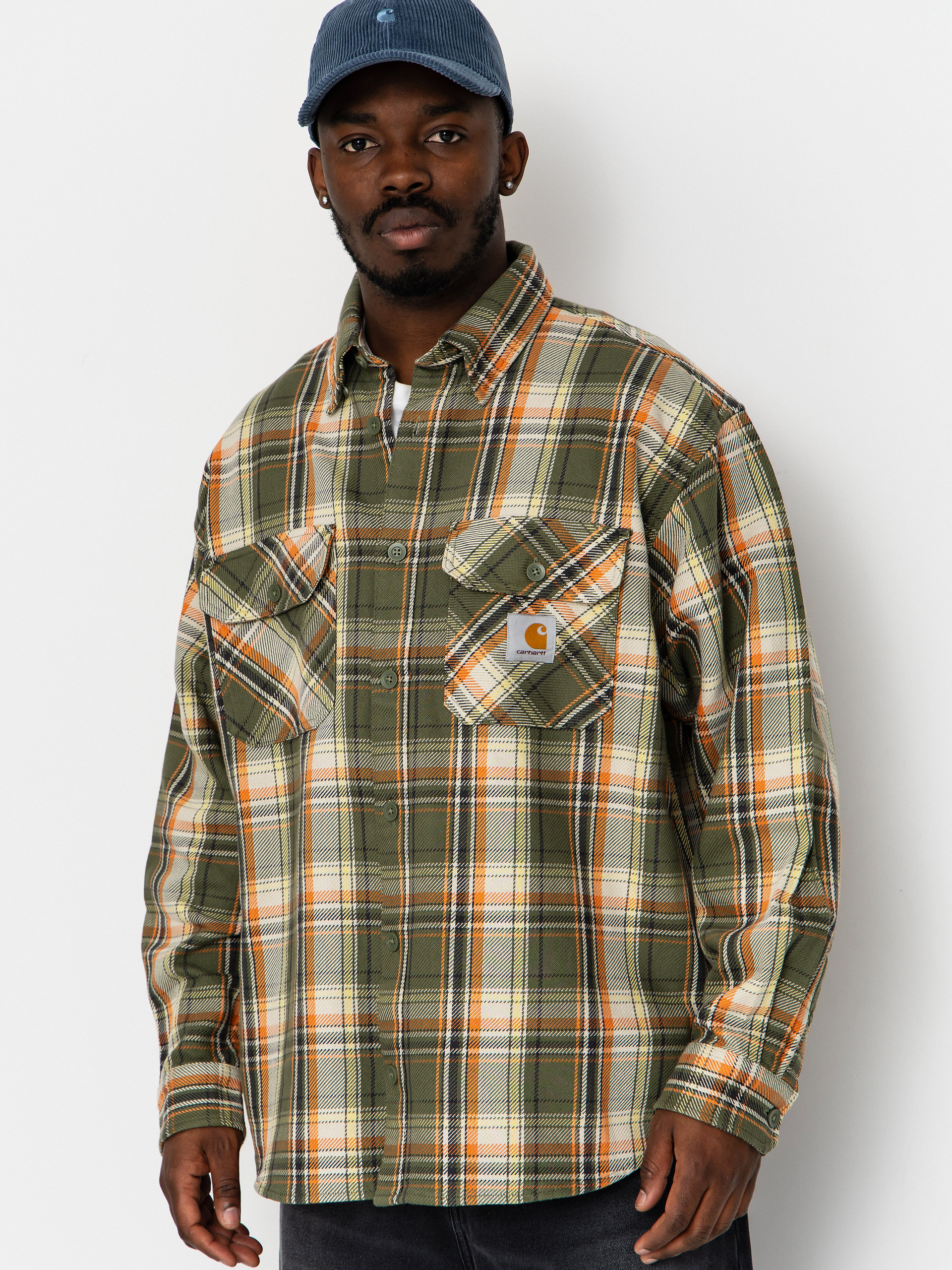 u0420u0438u0437u0430 Carhartt WIP Tunick (tunick check/dollar green)