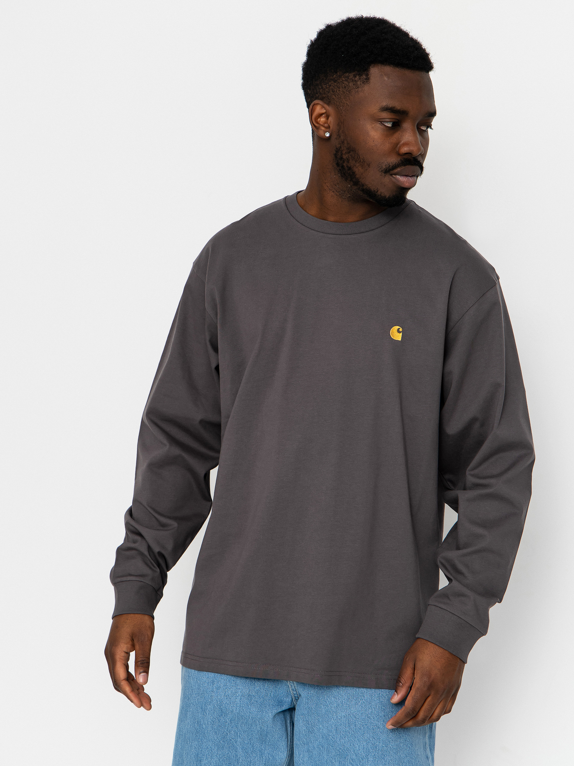 Блуза Carhartt WIP Chase (porphyry/gold)