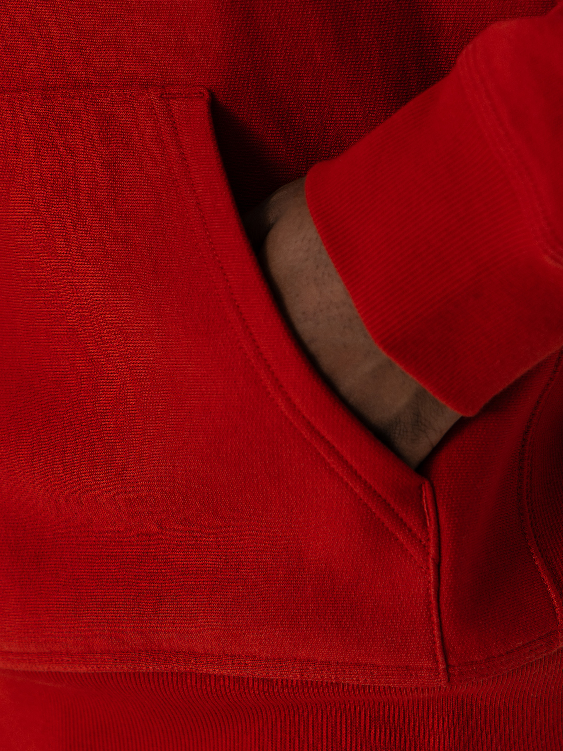 Суитшърт с качулка Carhartt WIP American Script HD (oxide red)