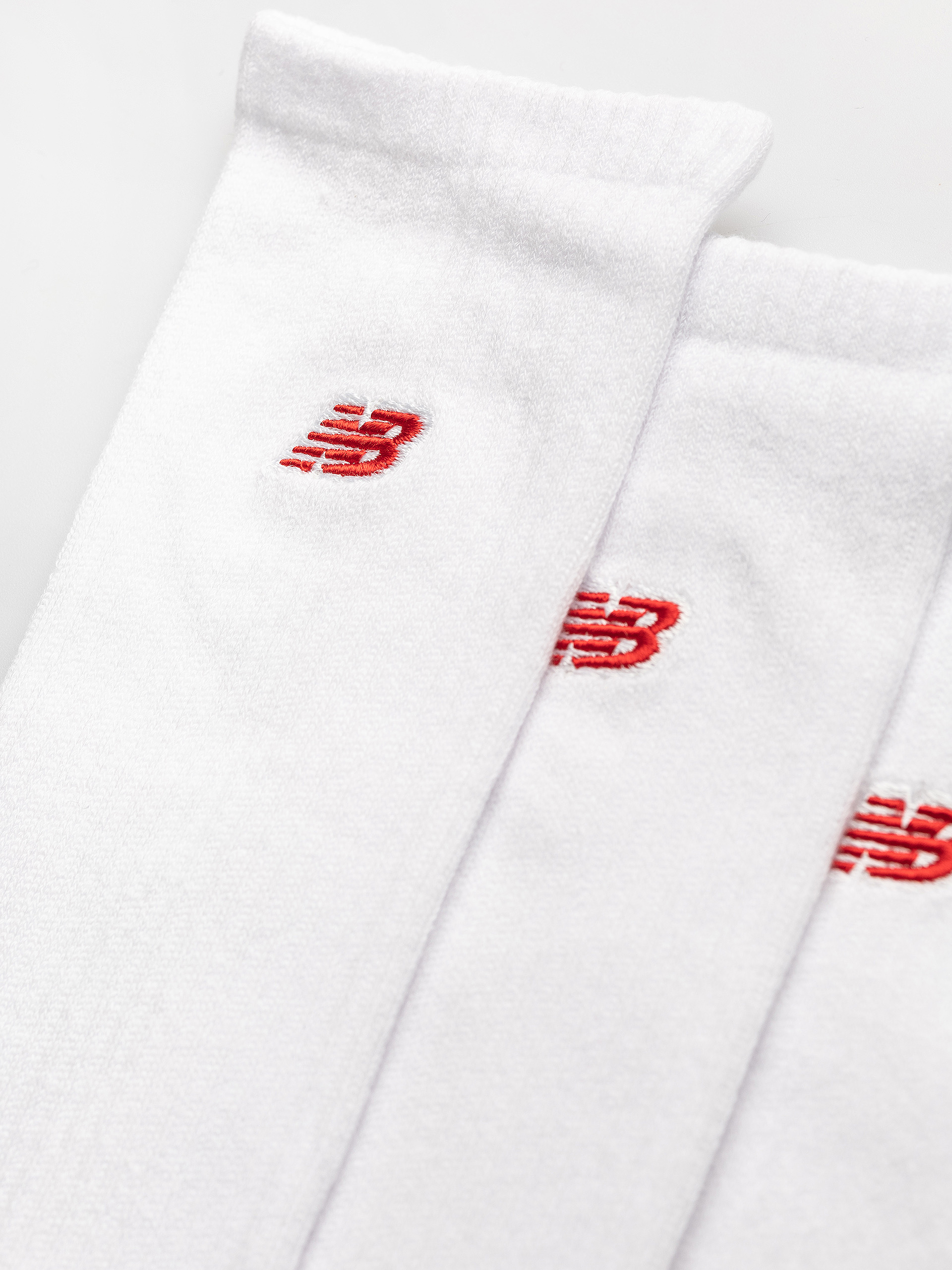 Чорапи New Balance Red Patch Logo Crew 3pk (white)