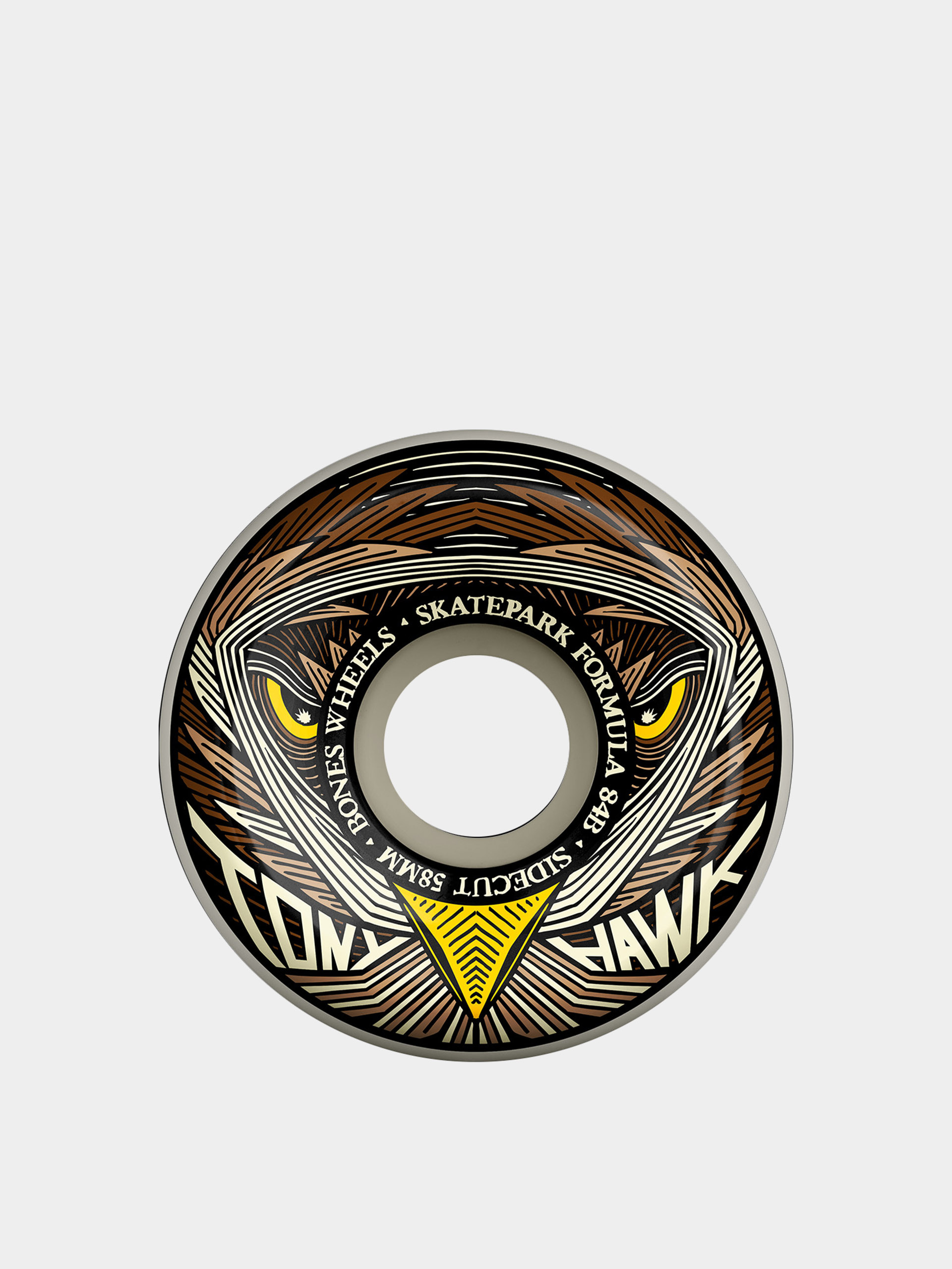 Колелца Bones Skatepark Formula V5 Sidecuts Tony Hawk Night Hawk 84B