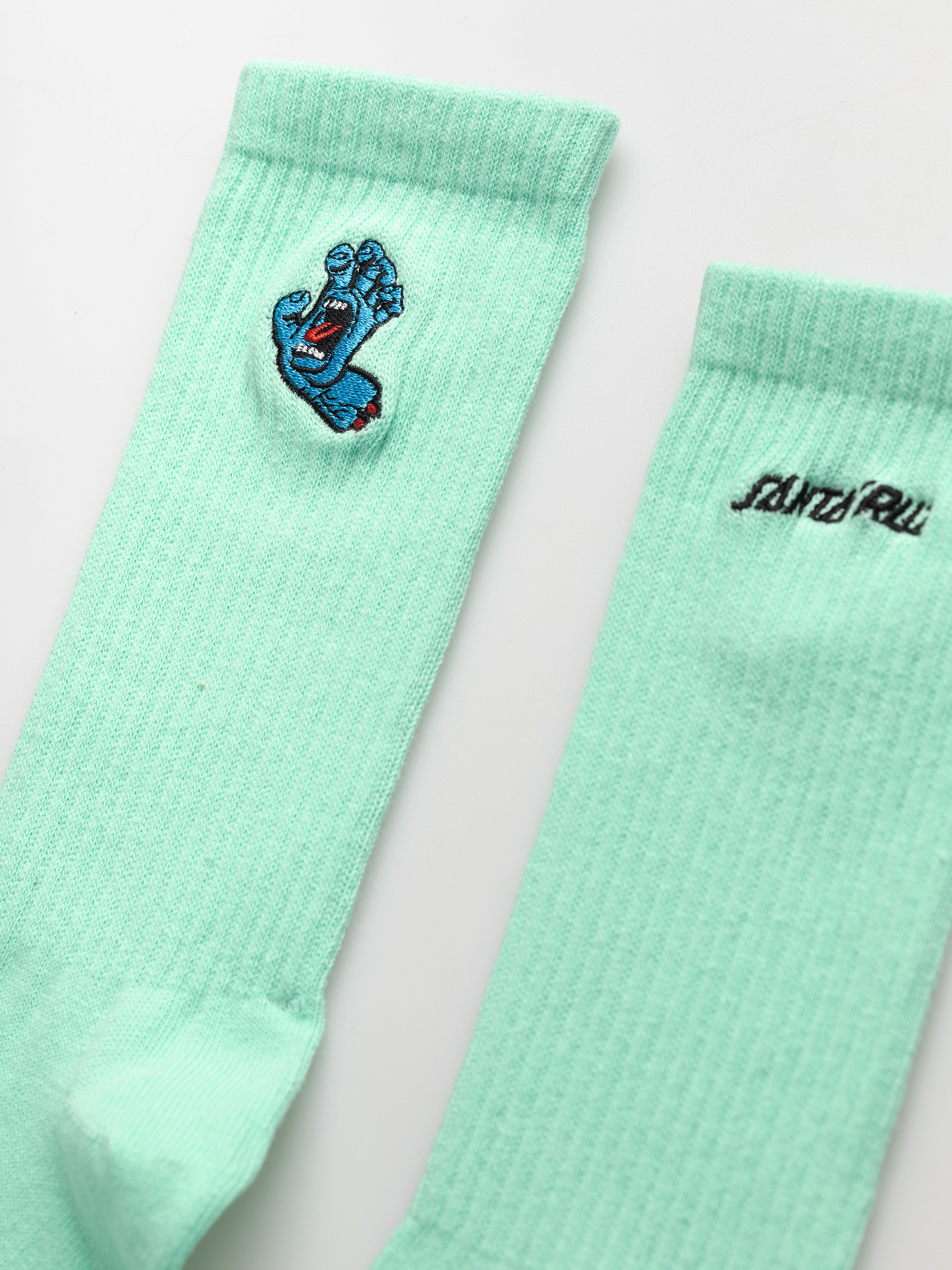 Чорапи Santa Cruz Screaming Mini Hand (mint)