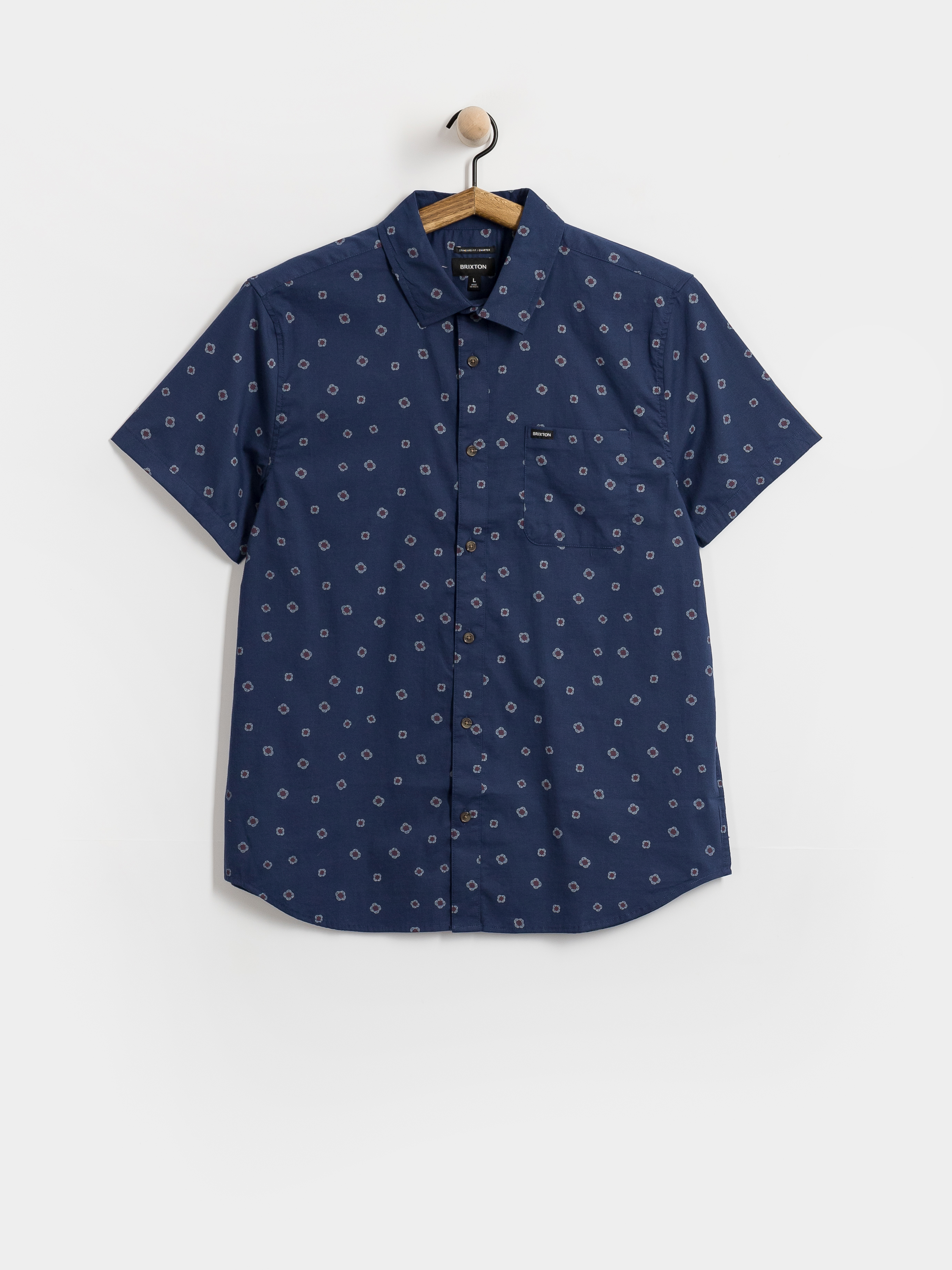 u0420u0438u0437u0430 Brixton Charter Print (midnight blue geo)