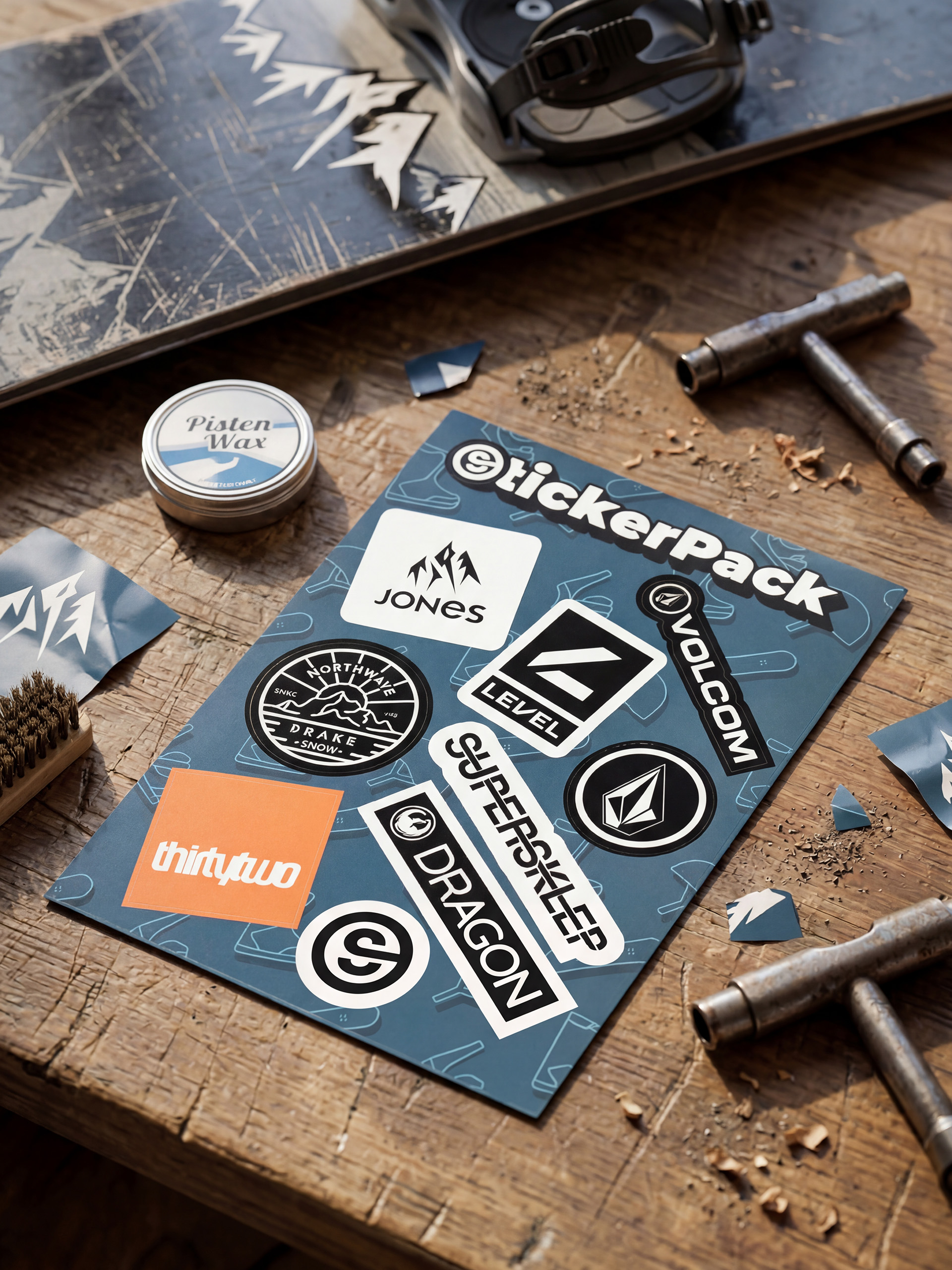 Стикери Supersklep Sticker Pack (snow)