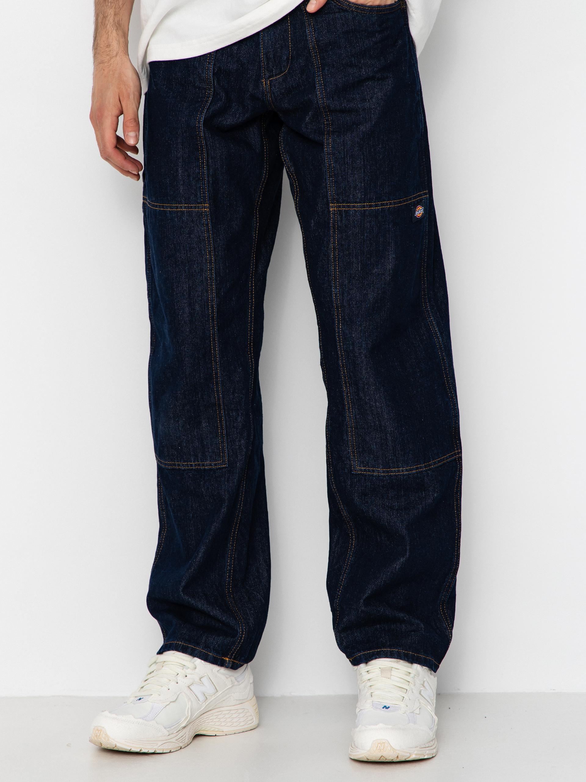 Панталони Dickies X Harley Davidson Denim Carpenter (rinsed indigo blue)