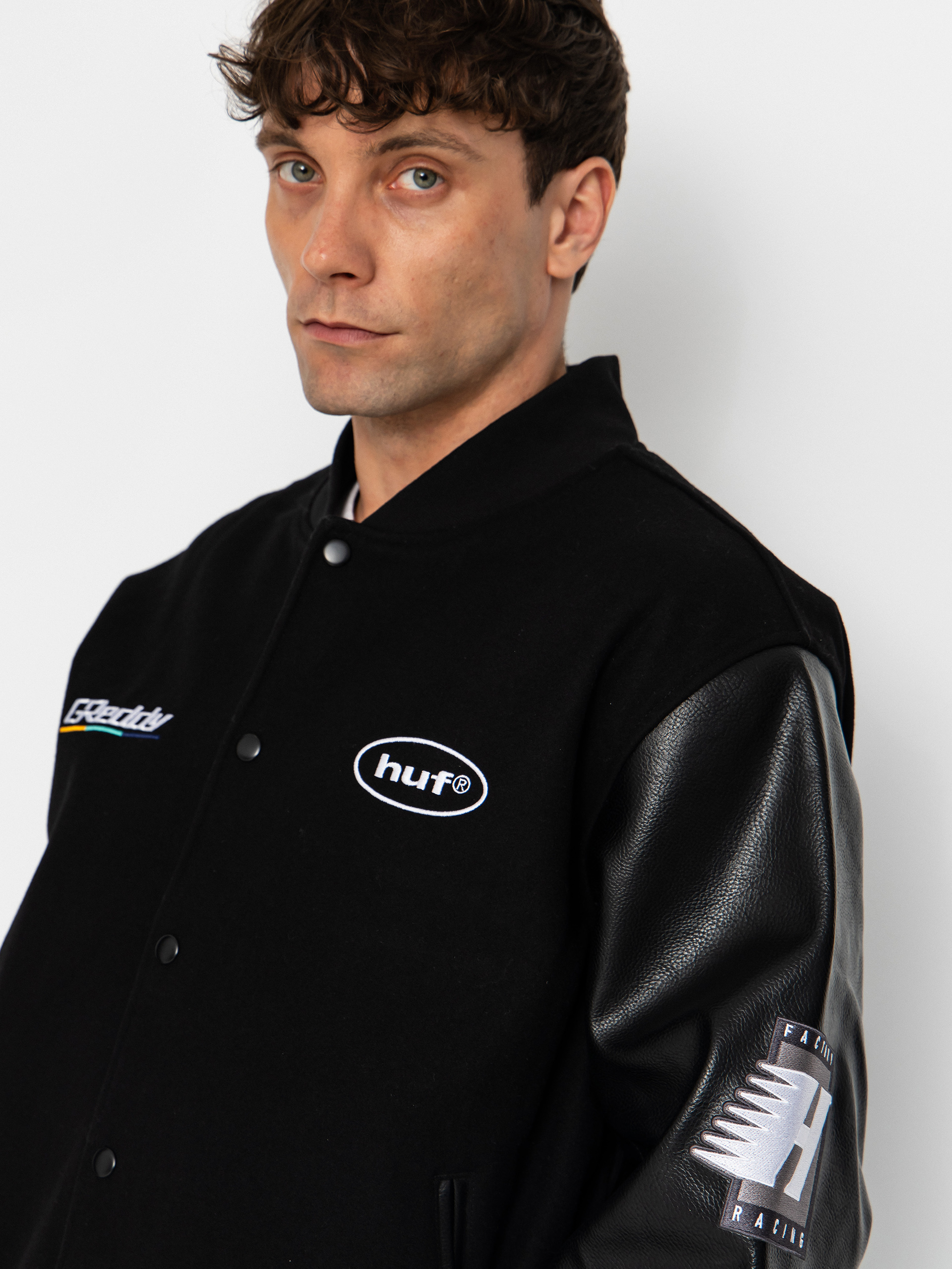 Яке HUF X Greddy Varsity (black)