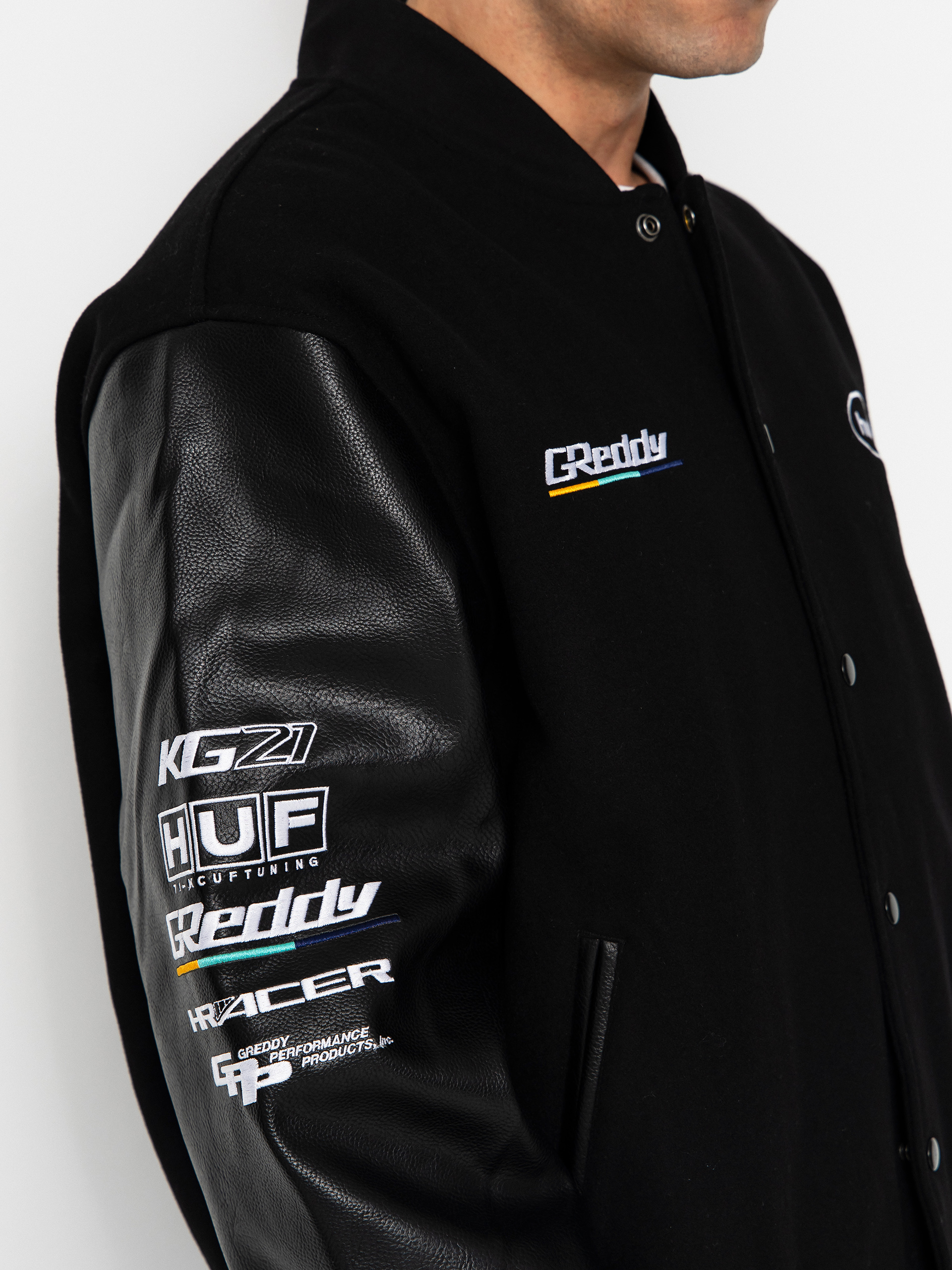 Яке HUF X Greddy Varsity (black)