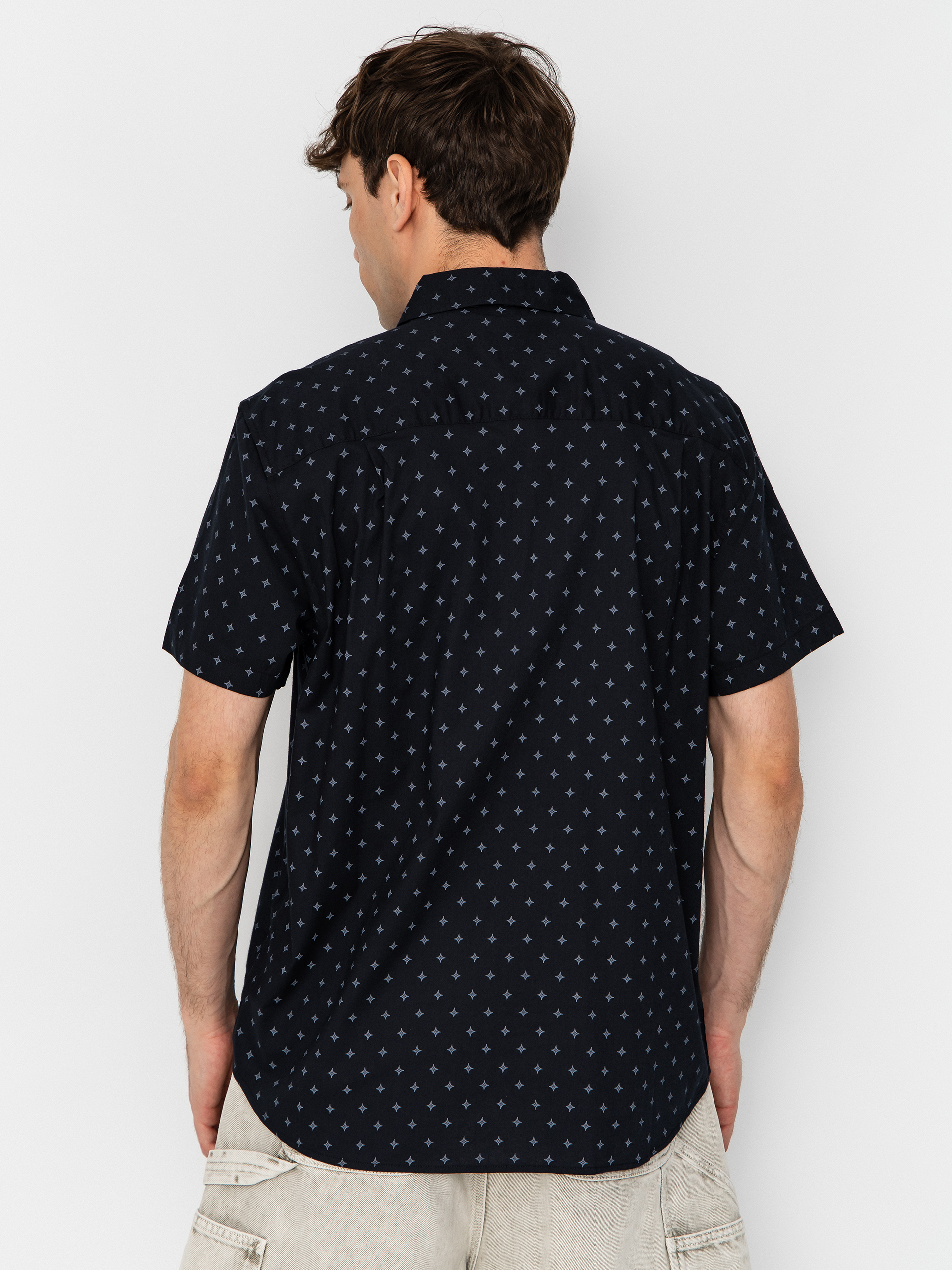 Риза Brixton Charter Print (future grey diamond tile)